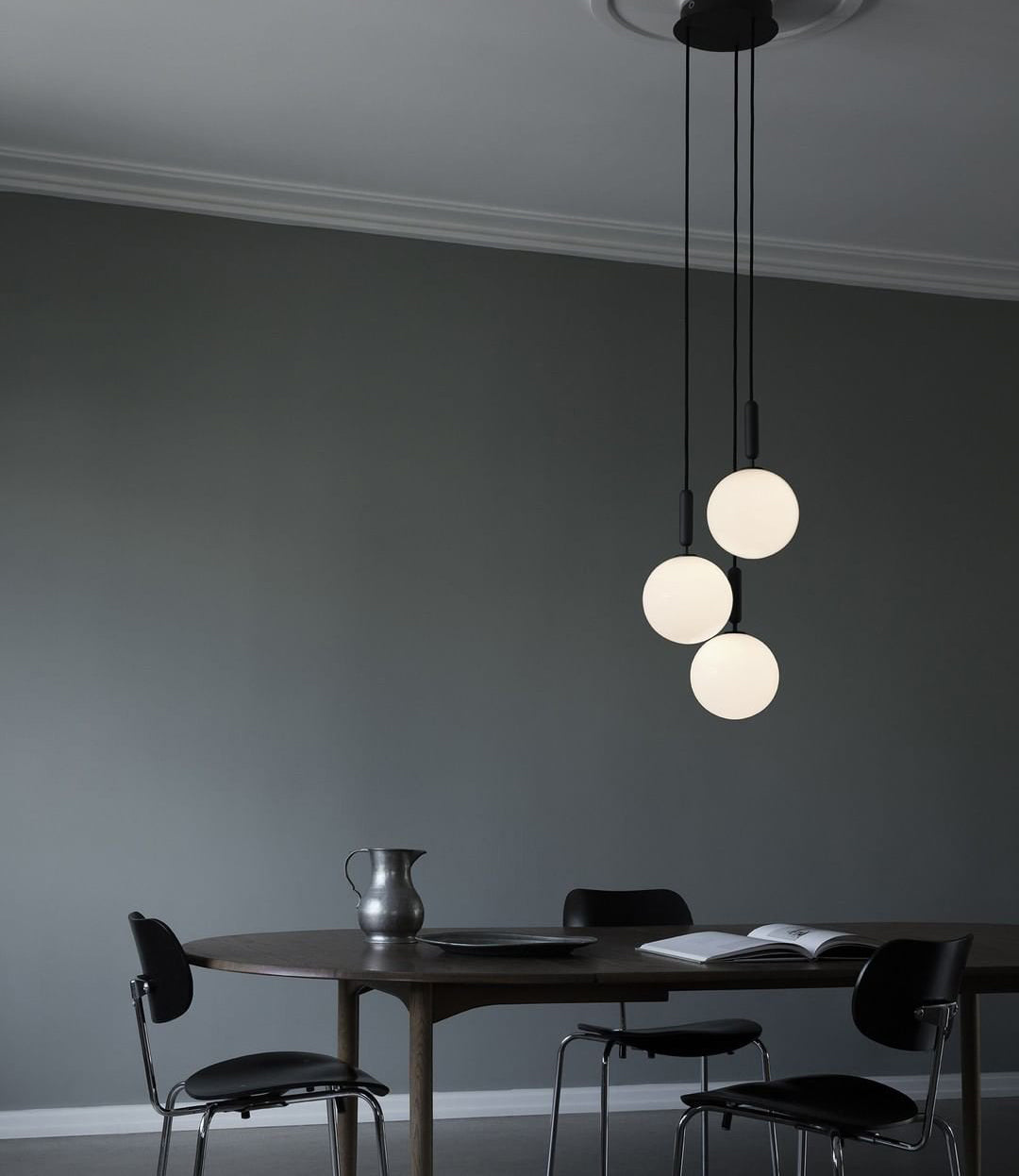 Miira Modern Pendant Light - Sleek Hanging Lamp for Kitchen Island, Dining Room & Bedroom - Adjustable LED Ceiling Light Fixture with Dimmable Warm White Light