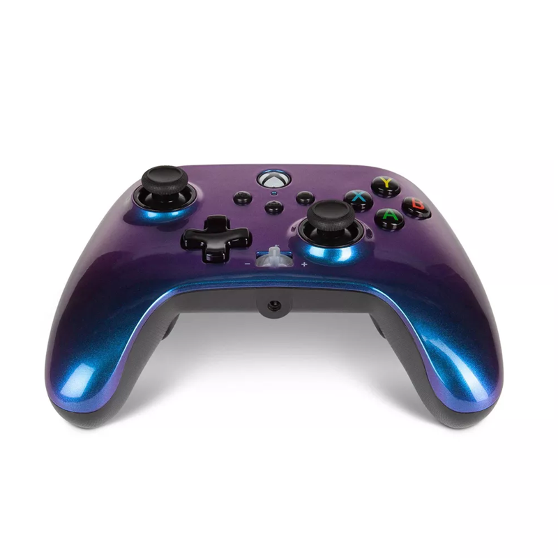 PowerA Wired Controller for Xbox Series X/S - Blue Nebula - Officially Licensed for Xbox with 3.5mm Audio Jack - Perfect for Gaming, Streaming & Competitive Play