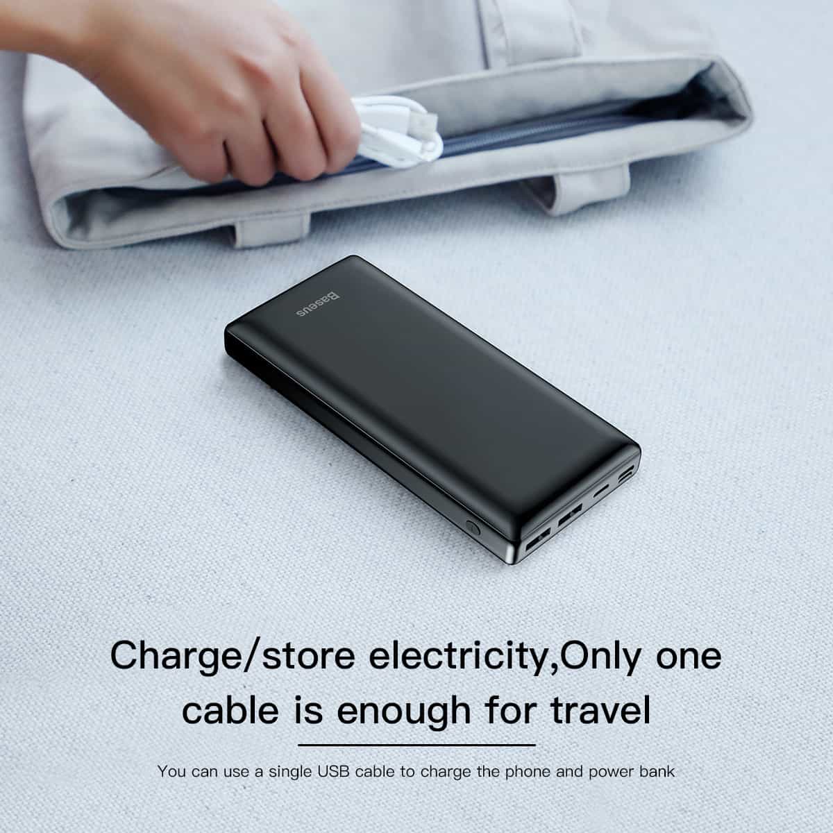 Premium 30000mAh Ultra Slim Portable Charger - Fast Charging Power Bank for iPhone, Android, Tablets - Perfect for Travel, Camping & Emergency Backup