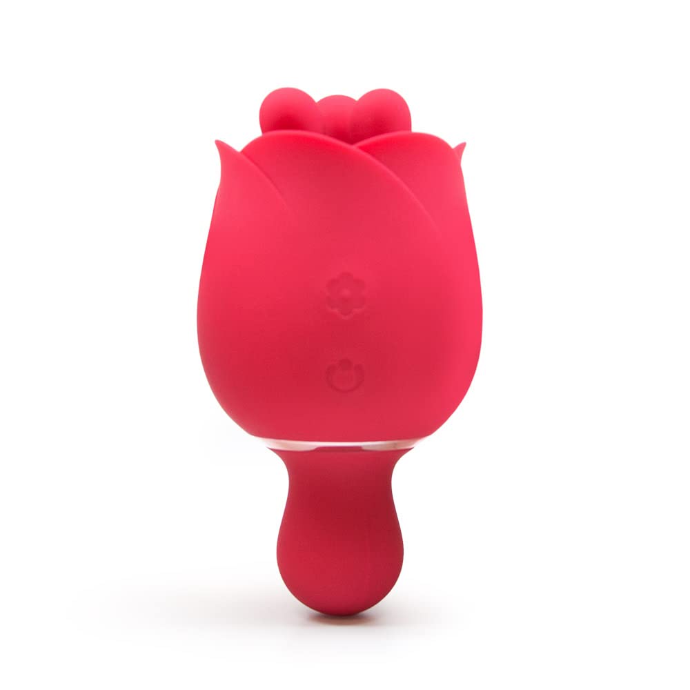 Rose Vibrator for Women - 9 Powerful Vibration Modes, Finger-Like Stimulation, Swirling Pleasure Flower, G-Spot & Clitoral Massager - Perfect for Solo Play, Couples & Romantic Nights