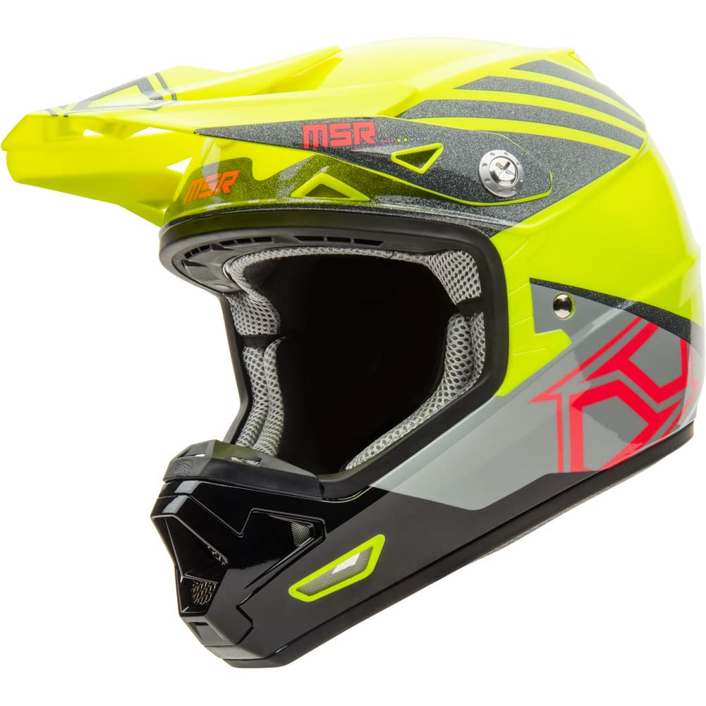MSR Mav4 with MIPS Technology - Lightweight Dirt Bike Helmet for Motocross & Off-Road Riding - DOT & ECE Certified for Safety - Perfect for Trail Riding, MX Racing & Adventure Motorcycling