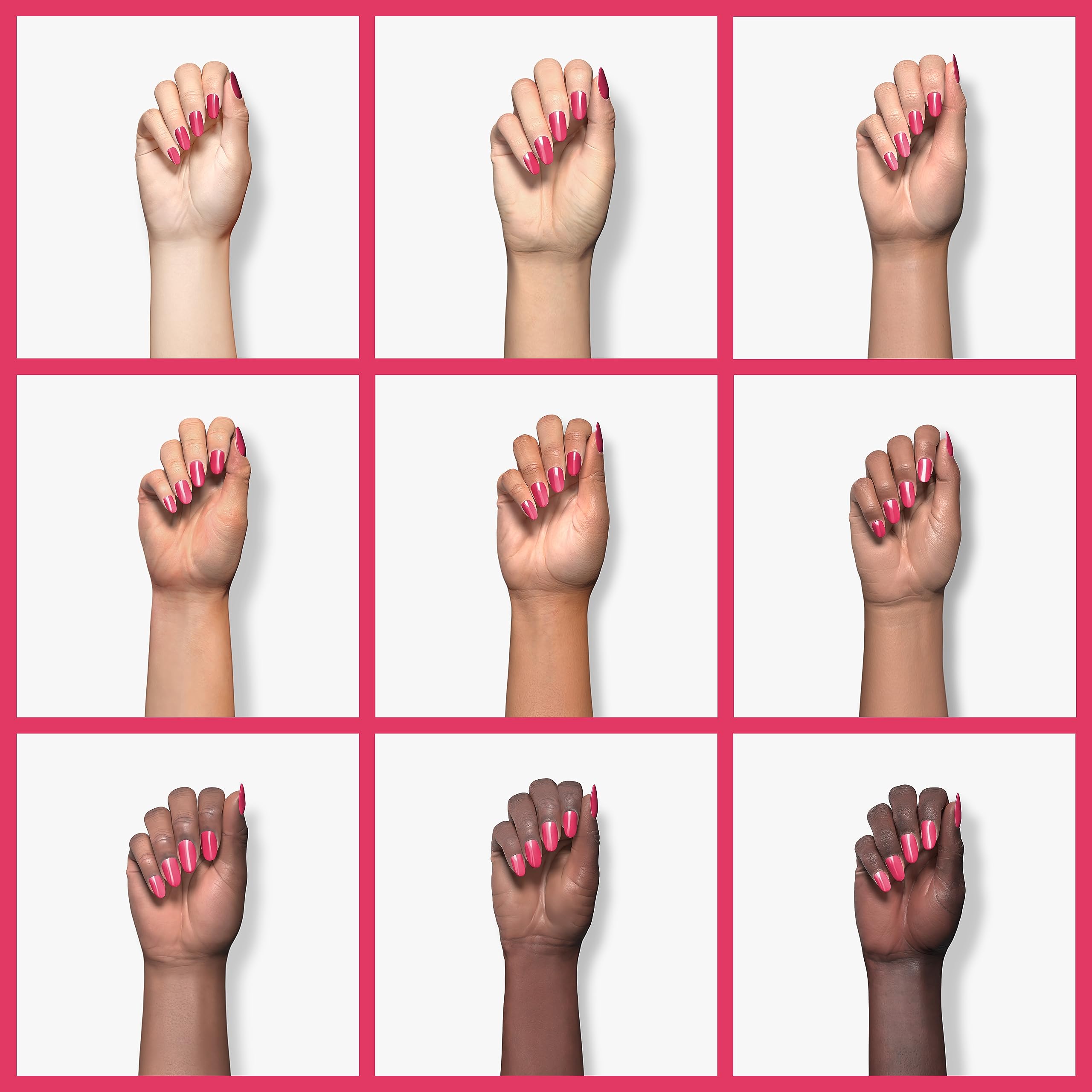 Sally Hansen Miracle Gel™ Bordeaux Glow Red Nail Polish - Long Lasting Gel-Like Formula, No UV Lamp Needed - Perfect for Manicures, Pedicures & Special Occasions