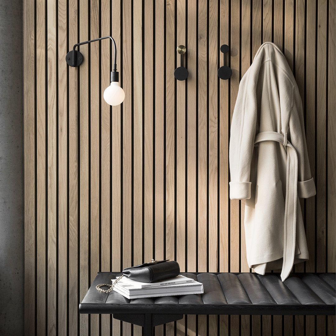 Afteroom Modern Wooden Coat Hanger - Minimalist Clothes Hanger for Wardrobe Organization | Perfect for Home, Office, Closet & Hotel Use
