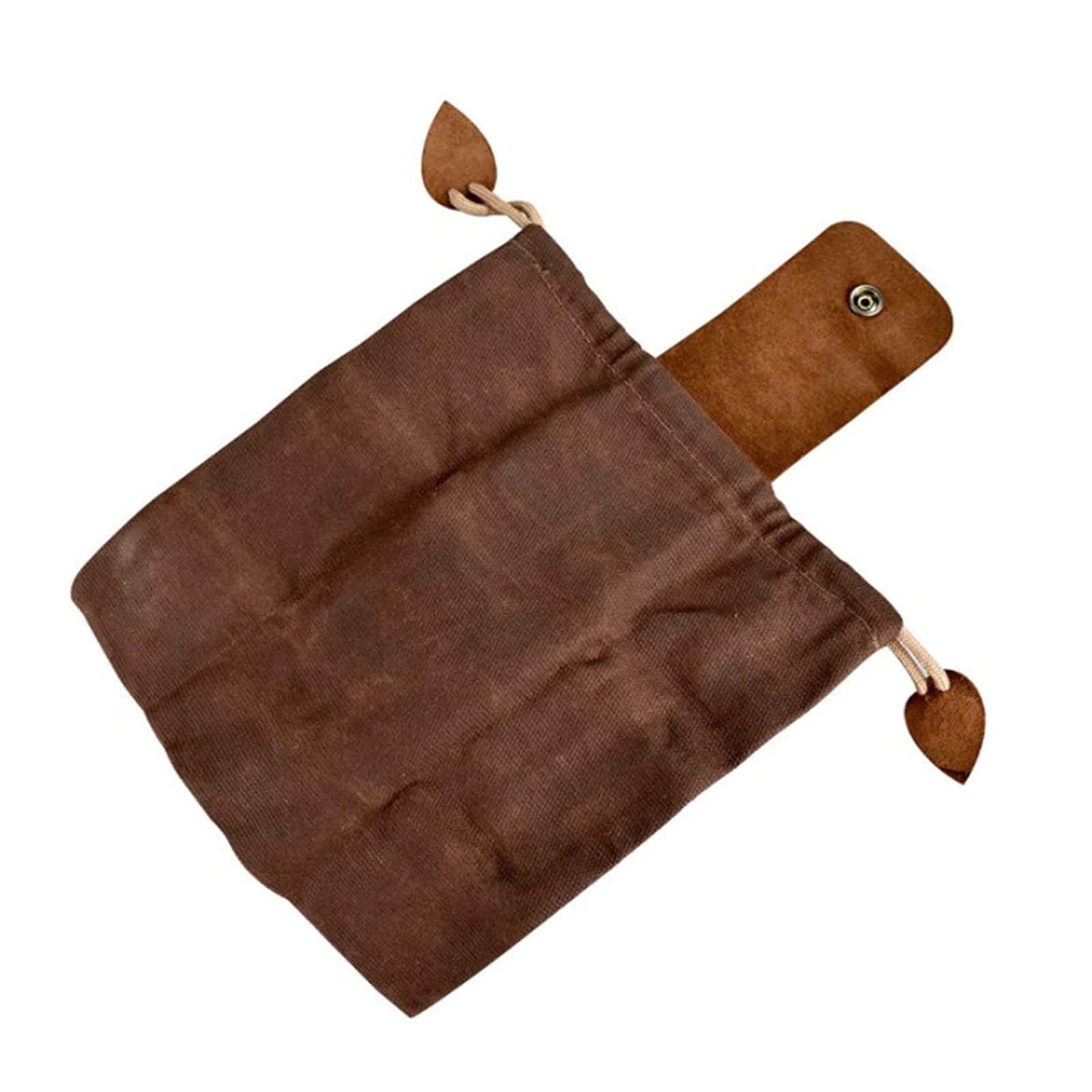 LEXVHN Canvas Fruit Picking Bag - Durable Jungle & Camping Storage Tool Bag for Harvesting, Outdoor Adventures & Gardening
