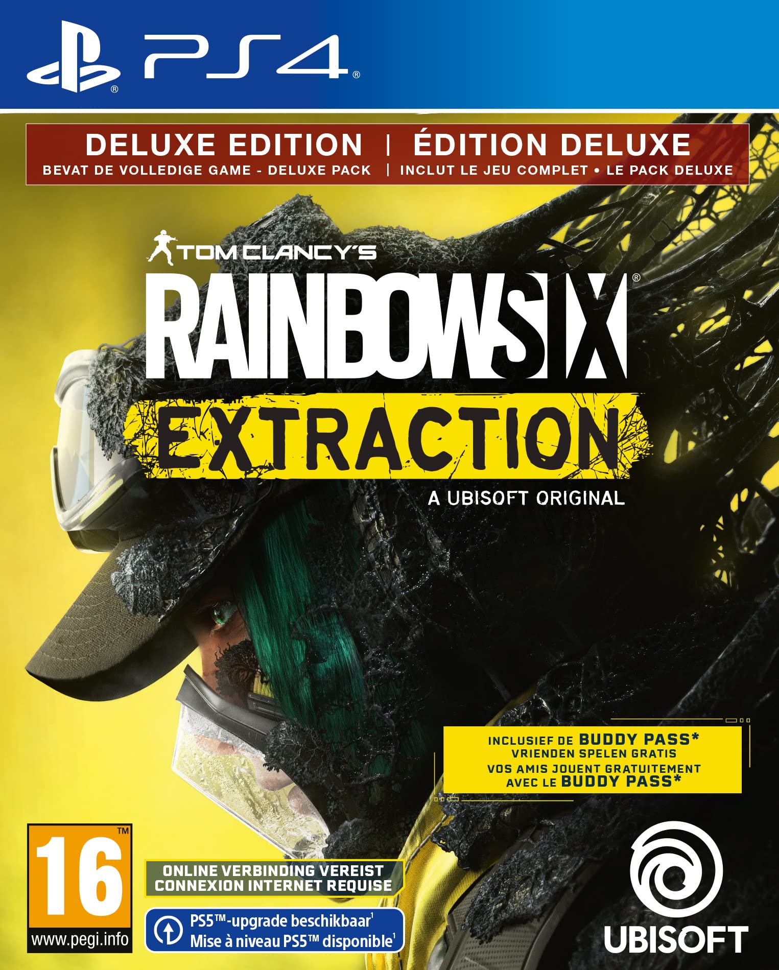 Rainbow Six Extraction Deluxe Edition PS5 Upgrade - Tactical Shooter Game for Team Play & Zombie Battles | Perfect for Online Multiplayer & Co-op Gaming Nights
