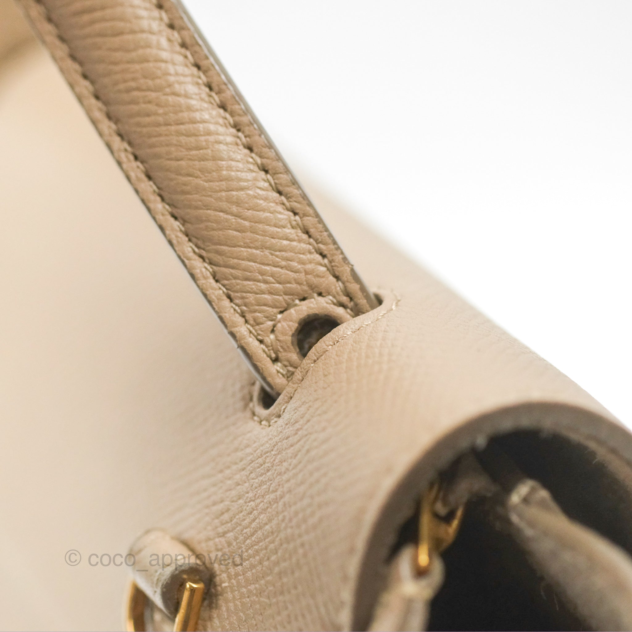Celine Nano Belt Bag in Light Taupe Grained Calfskin with Gold Hardware - Perfect for Everyday Use, Work & Travel