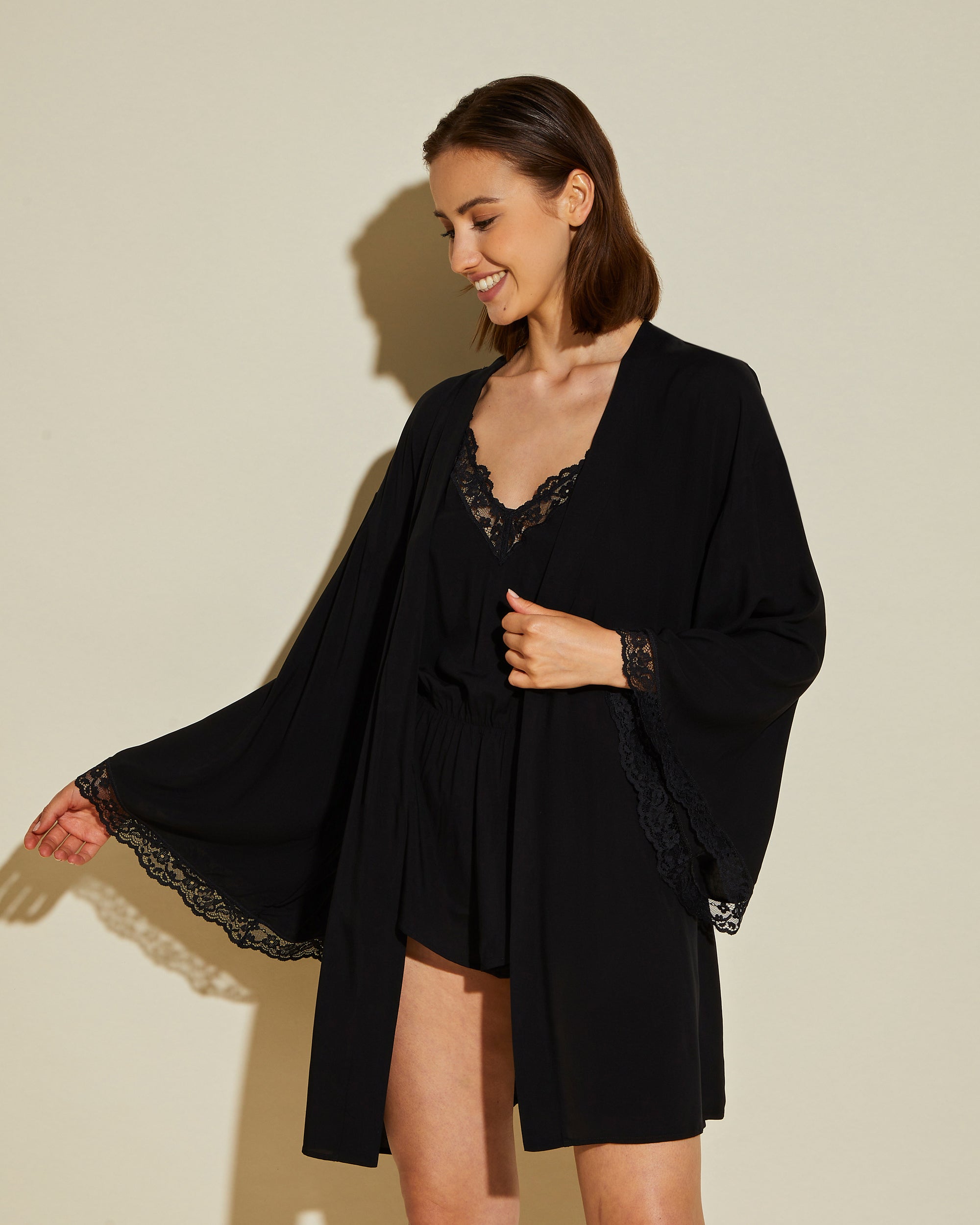 Bata Estilo Kimono - Stylish Japanese Kimono Robe for Women | Comfortable Loungewear & Sleepwear for Home Relaxation and Spa Days