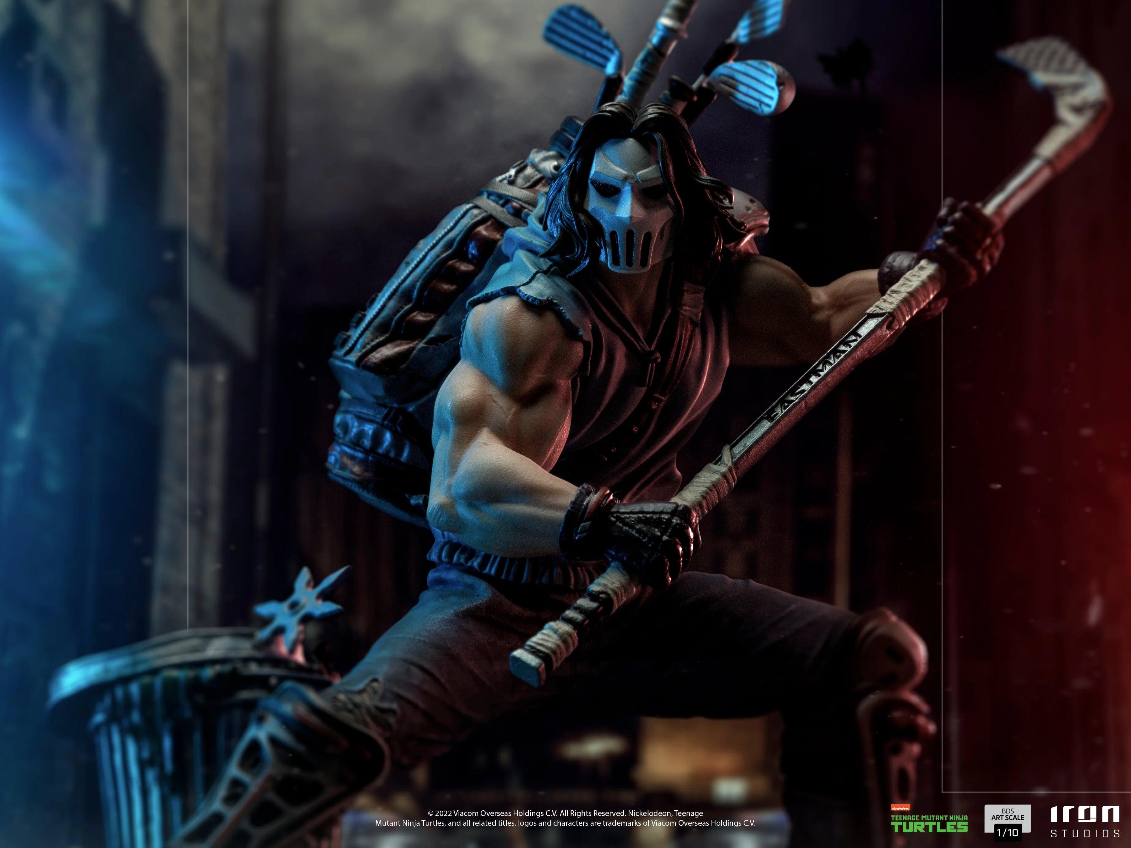 Iron Studios Teenage Mutant Ninja Turtles Casey Jones BDS Art Scale 1/10 Statue - Collectible Action Figure for TMNT Fans, Home Decor & Gift for Comic Book Lovers