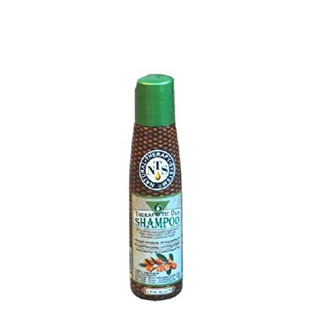 6-in-1 Therapeutic Essential Oil Shampoo for Hair Growth & Scalp Care - Travel Size 2oz Bottle - Perfect for Dry, Damaged Hair & On-the-Go Use