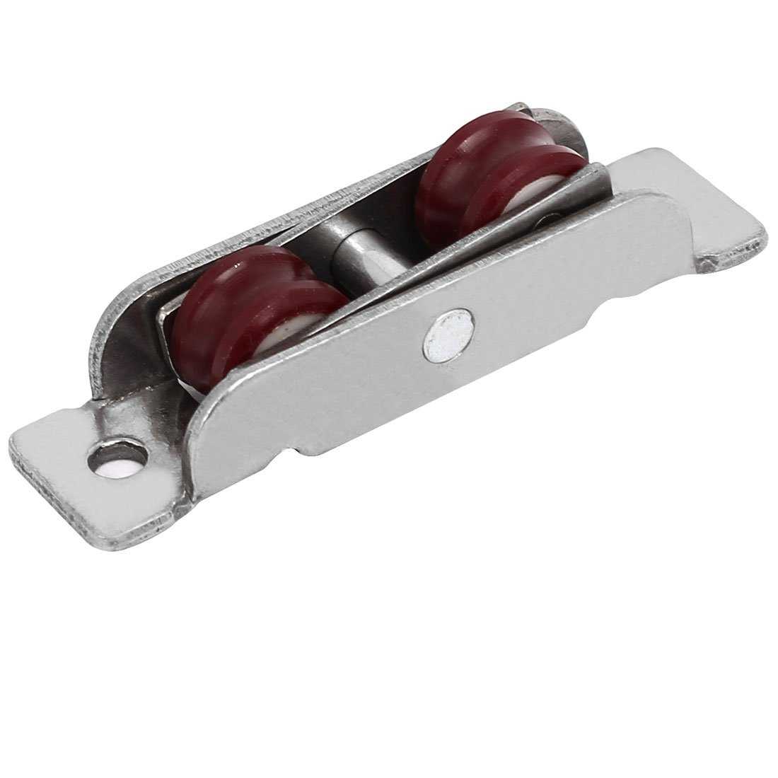 12.5mm x 8mm Double Nylon Rollers Sliding Window Sash Pulley Wheel - 2 Pack Replacement Parts for Smooth Window Operation - Perfect for Home, Office & DIY Window Repair Projects