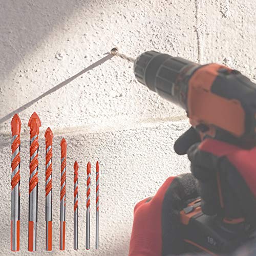 Premium Orange Center Drill Bit for Glass, Wood, and Tile - Perfect for DIY Projects, Home Renovation, and Crafting
