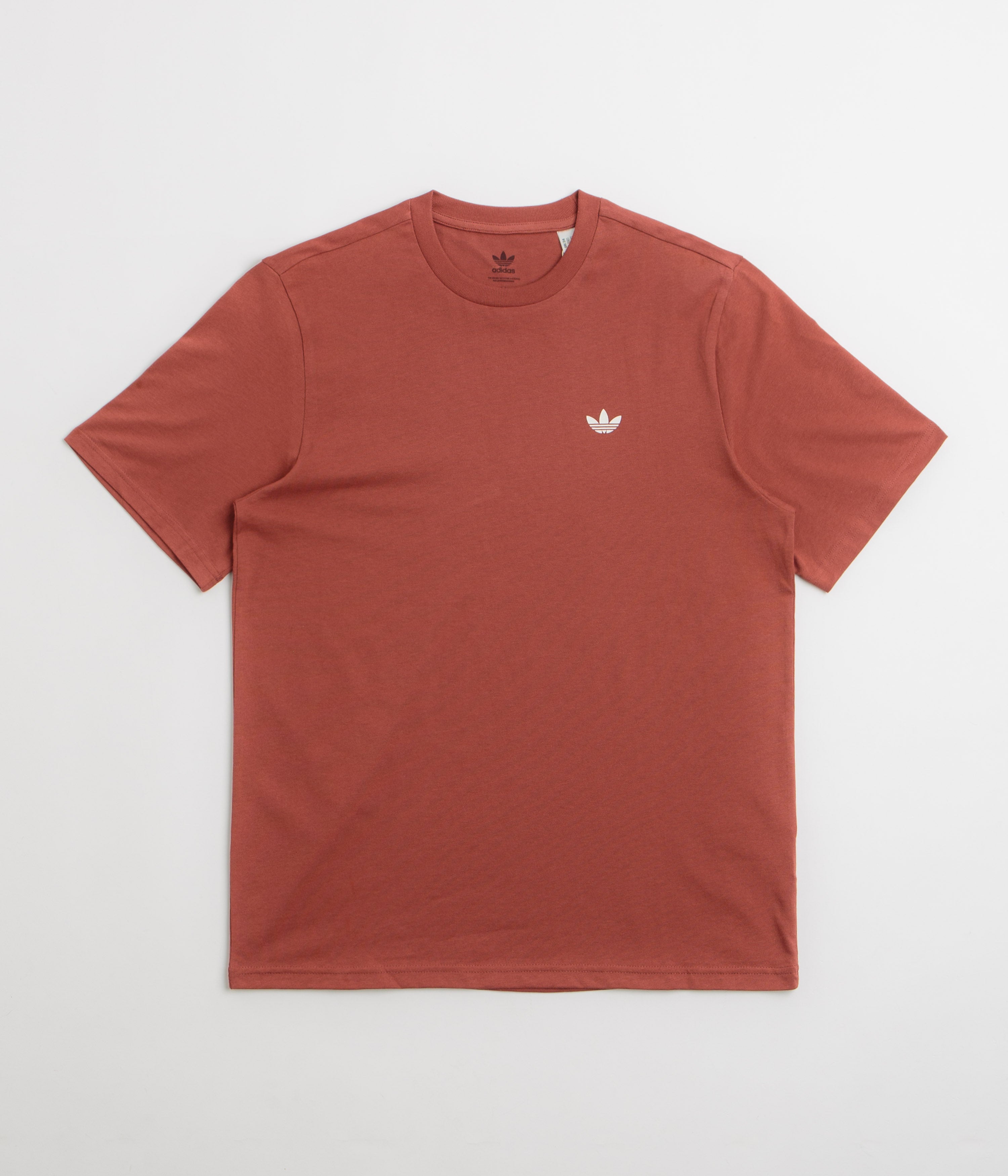 Adidas Originals 4.0 Logo T-Shirt for Men - Vintage Ruby Red Cotton Tee - Casual Streetwear & Gym Wear