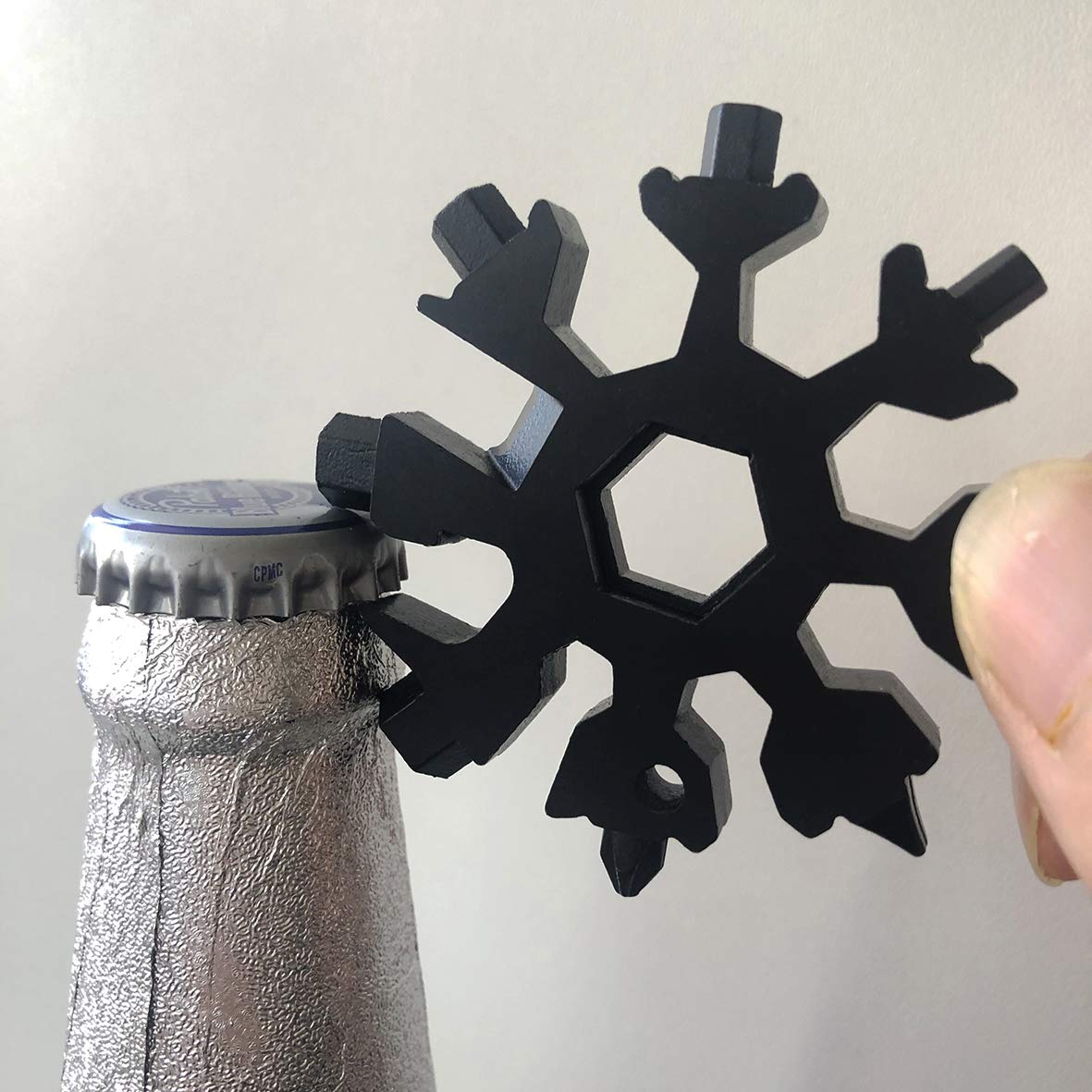 CASIMR 18-in-1 Stainless Steel Snowflake Multi Tool - Compact Portable Multitool for Camping, Hiking & Everyday Use - Perfect Christmas Gift for Men, Women, Teens & Kids - Unique Stocking Stuffer & Birthday Present for Dad