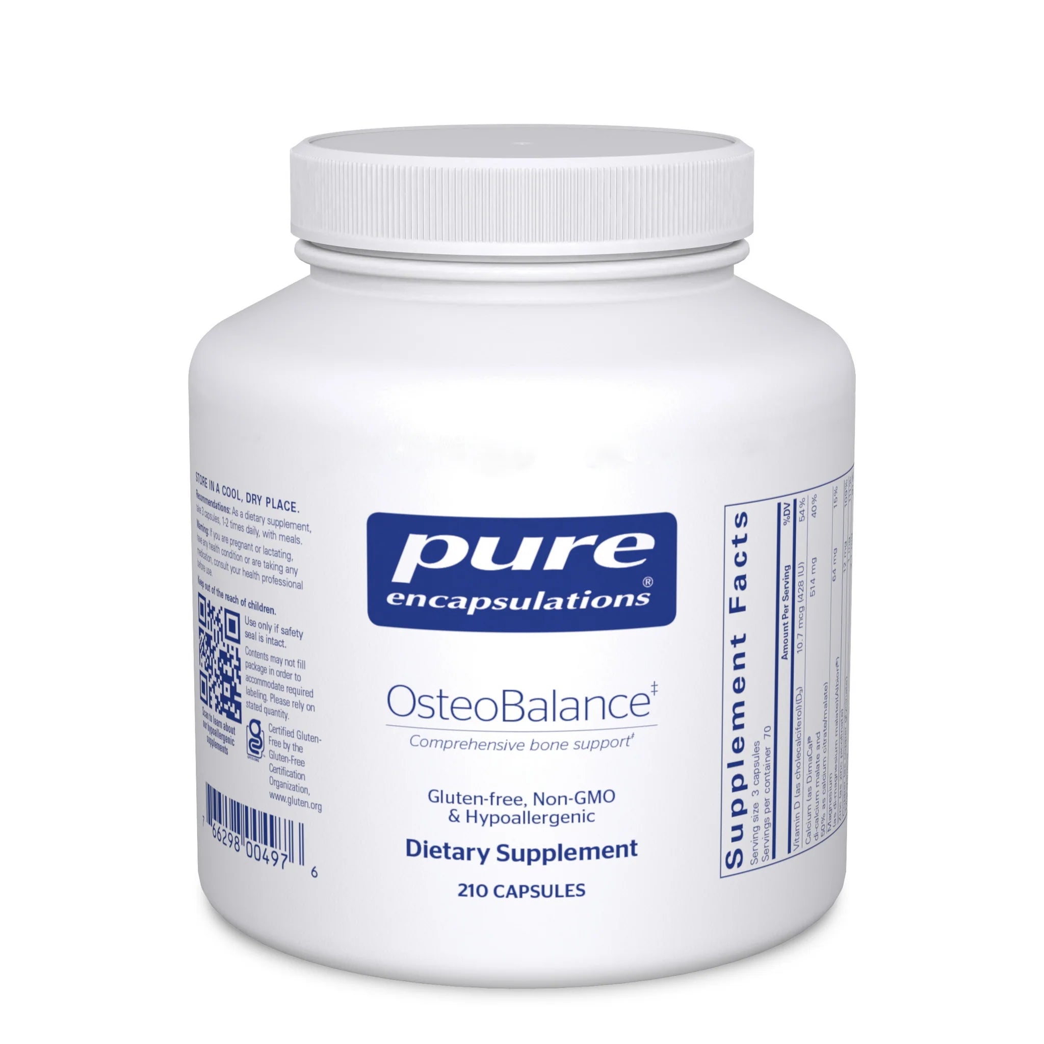 Pe Osteobalance 210S - Premium Bone Health Supplement for Adults | Supports Joint & Bone Strength | Ideal for Active Lifestyles & Aging Wellness