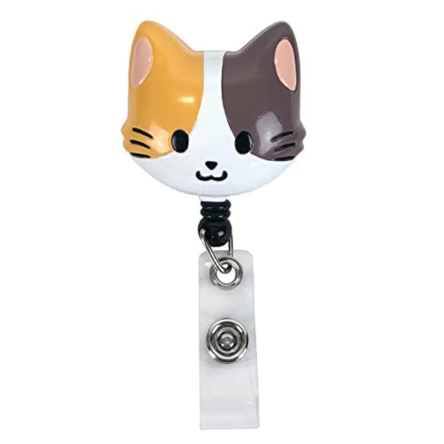 Prestige Medical Deluxe Retracteze™ ID Holder for Nurses & Healthcare Professionals - Cat Design (Model S14-CAT) - Perfect for Hospitals, Clinics & Medical Facilities