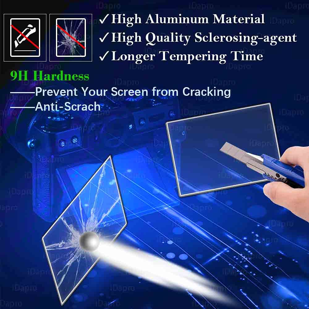 Nikon D850 Screen Protector [2+2 Pack] - Tempered Glass Camera LCD Protector for D850 DSLR - Easy Installation, Anti-Scratch & HD Clarity - Perfect for Outdoor Photography & Travel Shooting