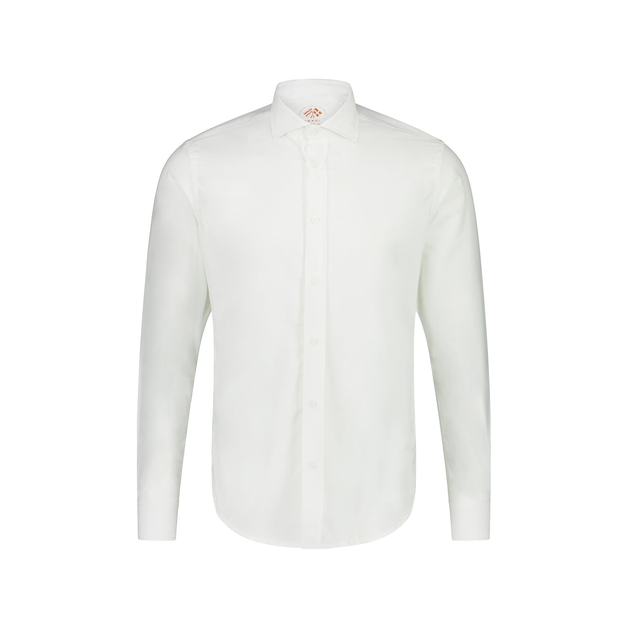 FRADI Men's Cotton Polyamide Blend Casual Shirt - White | Comfortable & Breathable for Work, Travel & Everyday Wear