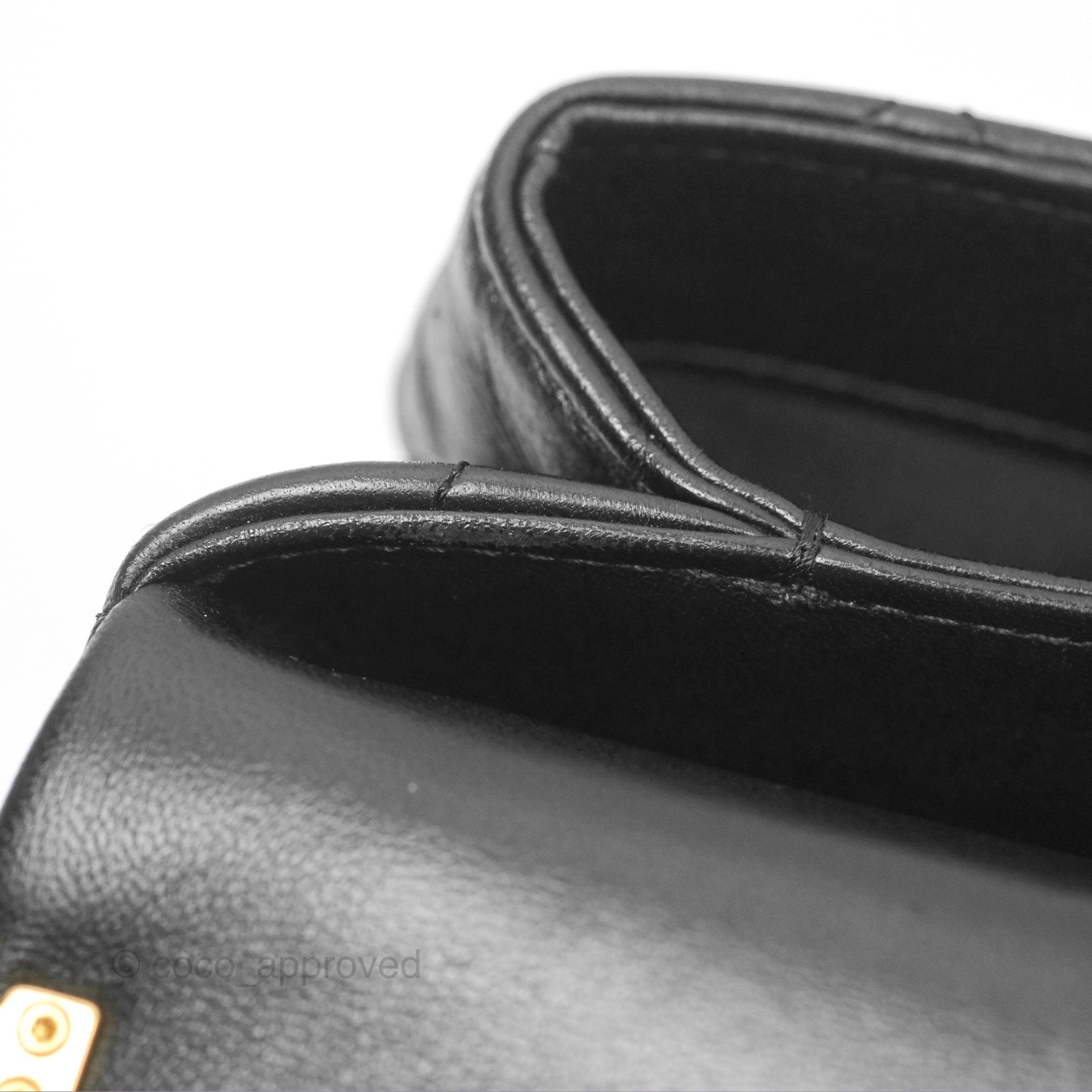 Chanel Classic Flap Bag with Chain Handle - Black Goatskin Leather & Gold Hardware | Luxury Shoulder Bag for Women, Perfect for Evening Events & Date Nights