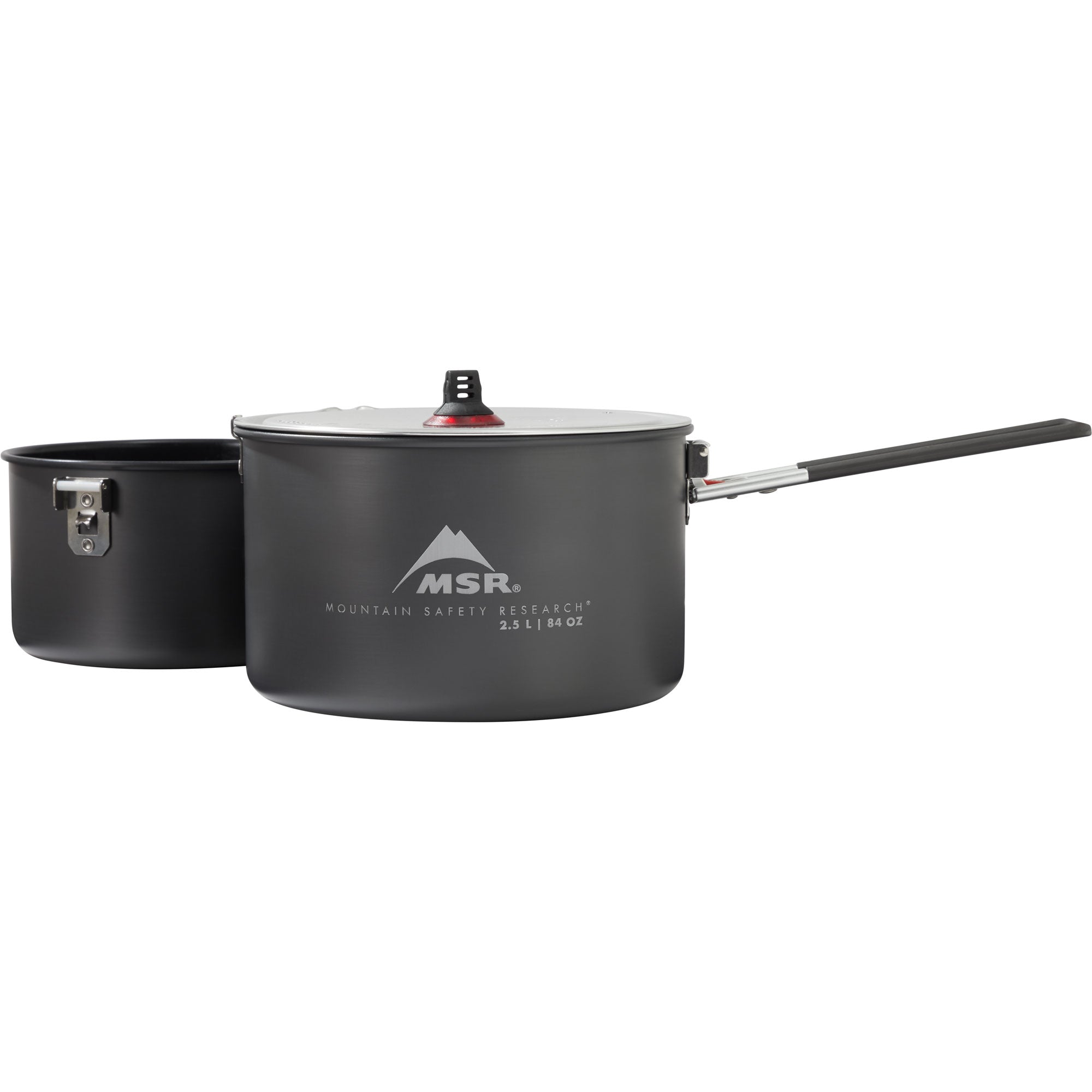 MSR Ceramic 2-Pot Camping Cookware Set - Lightweight Backpacking Pots for Outdoor Cooking, Hiking & Camping Trips | Durable Aluminum Construction with Non-Stick Coating