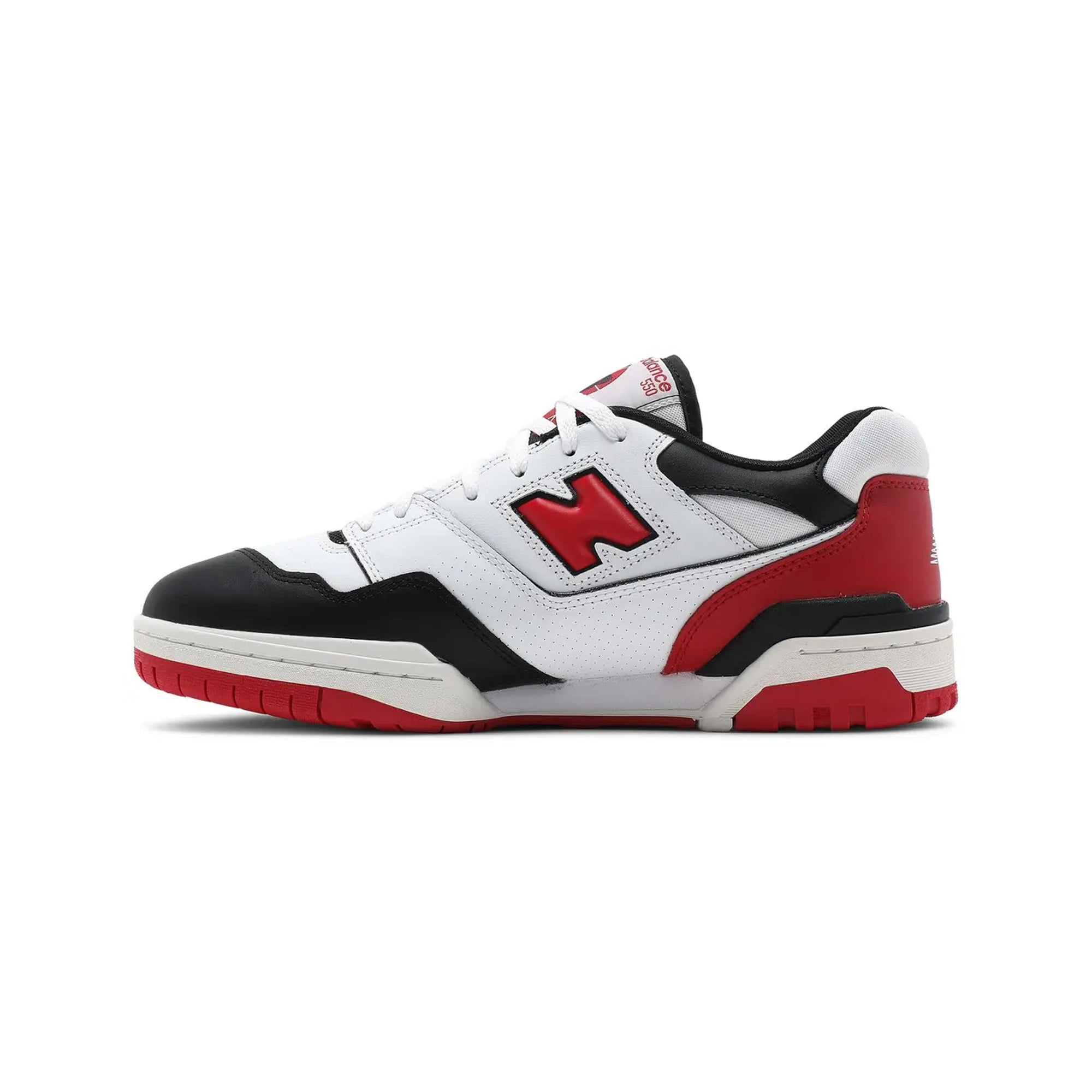 550 'White Red Black' Sneakers (2021) - Men's Casual Shoes for Running, Walking & Everyday Wear