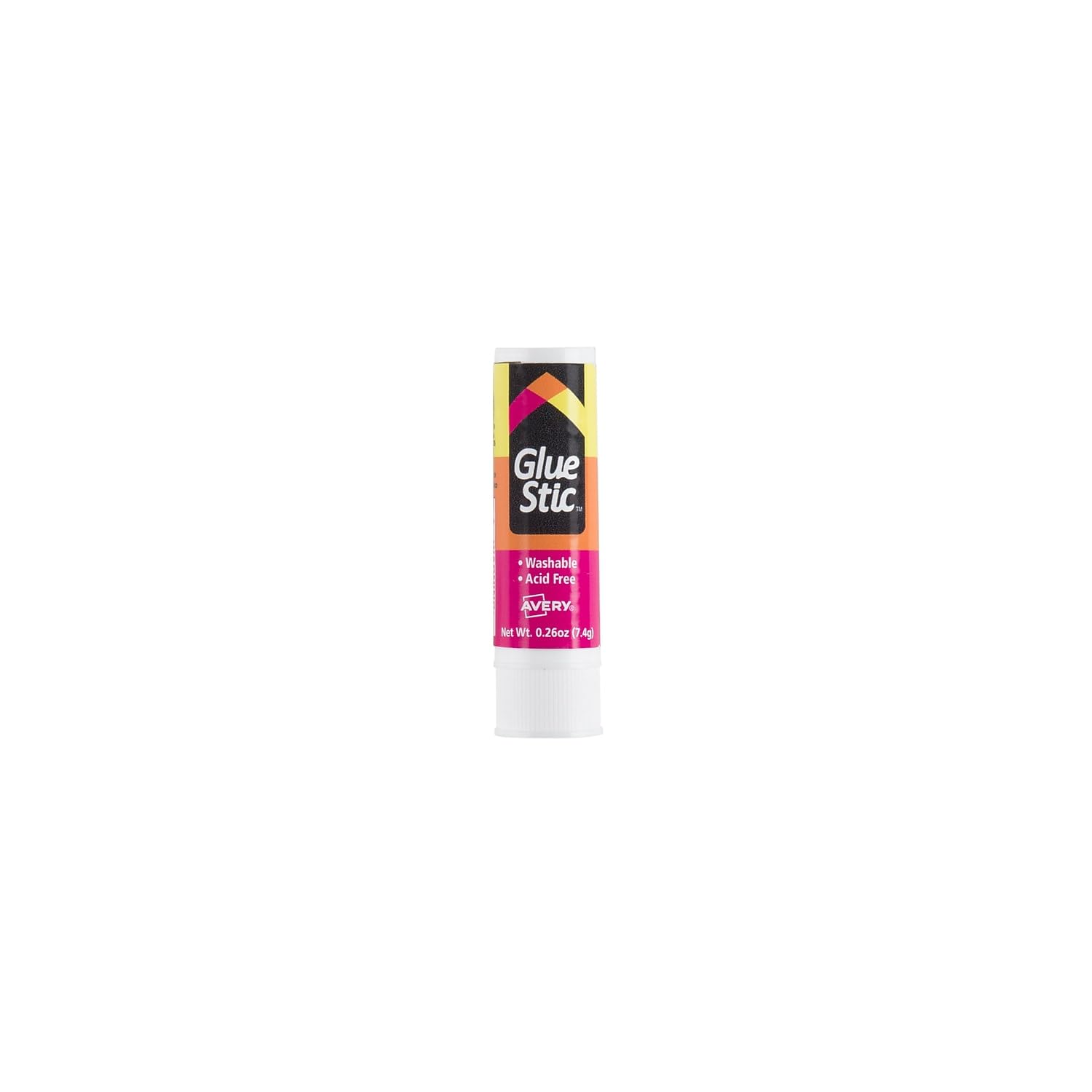 Avery 98095 Permanent Glue Sticks, White, 0.26 oz, 6-Pack - Strong Adhesive for Crafts, School Projects & Office Use
