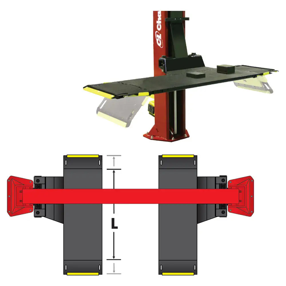 Challenger Quick Cycle 9K 2 Post Car Lift with Drive-On Pad & Dual Pendant Controls - CL10A XP9 DPC QC - Perfect for Auto Repair Shops and Vehicle Maintenance