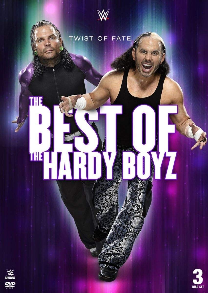 Twist of Fate - The Best of the Hardy Boyz WWE Wrestling DVD | Collectible Wrestling Merchandise for Fans | Perfect for Home Viewing and Wrestling Memorabilia Collections