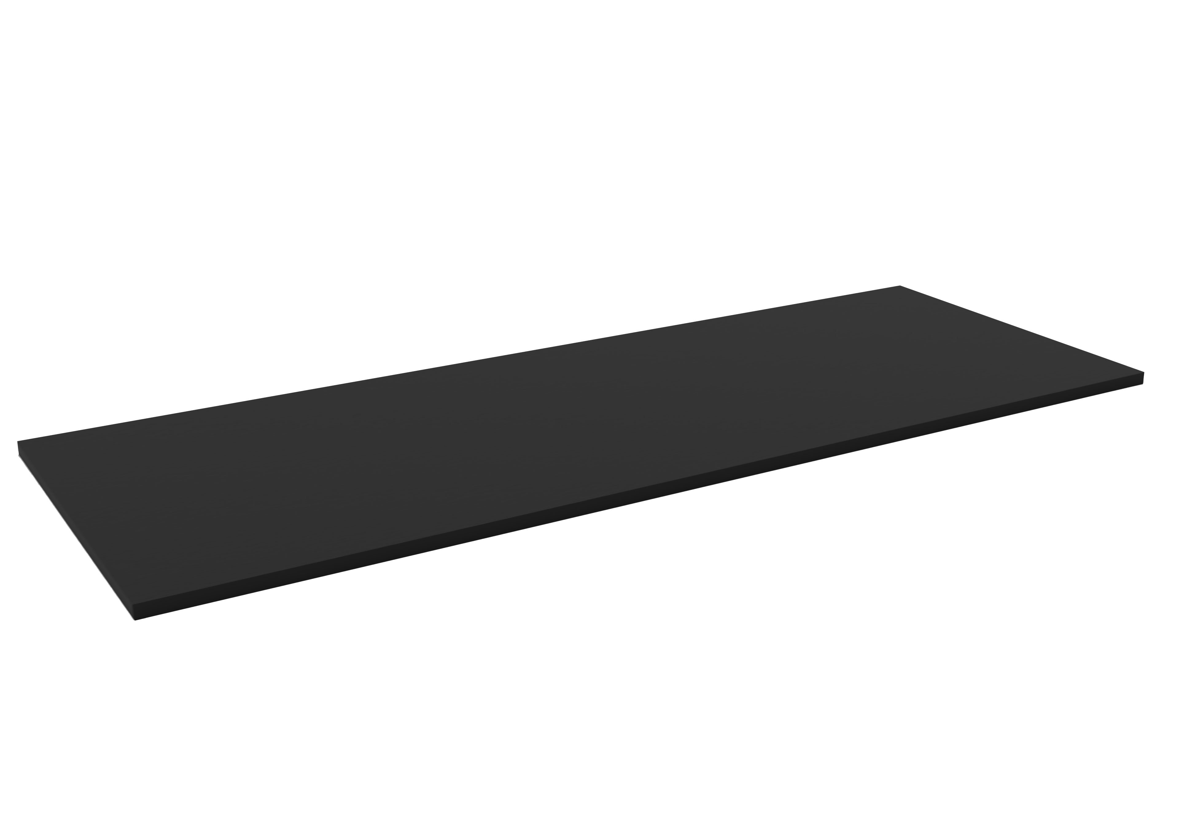 ProSlat 62-Inch Black Powder-Coated Workbench Surface - Durable Garage Workstation for DIY Projects & Home Workshop Organization