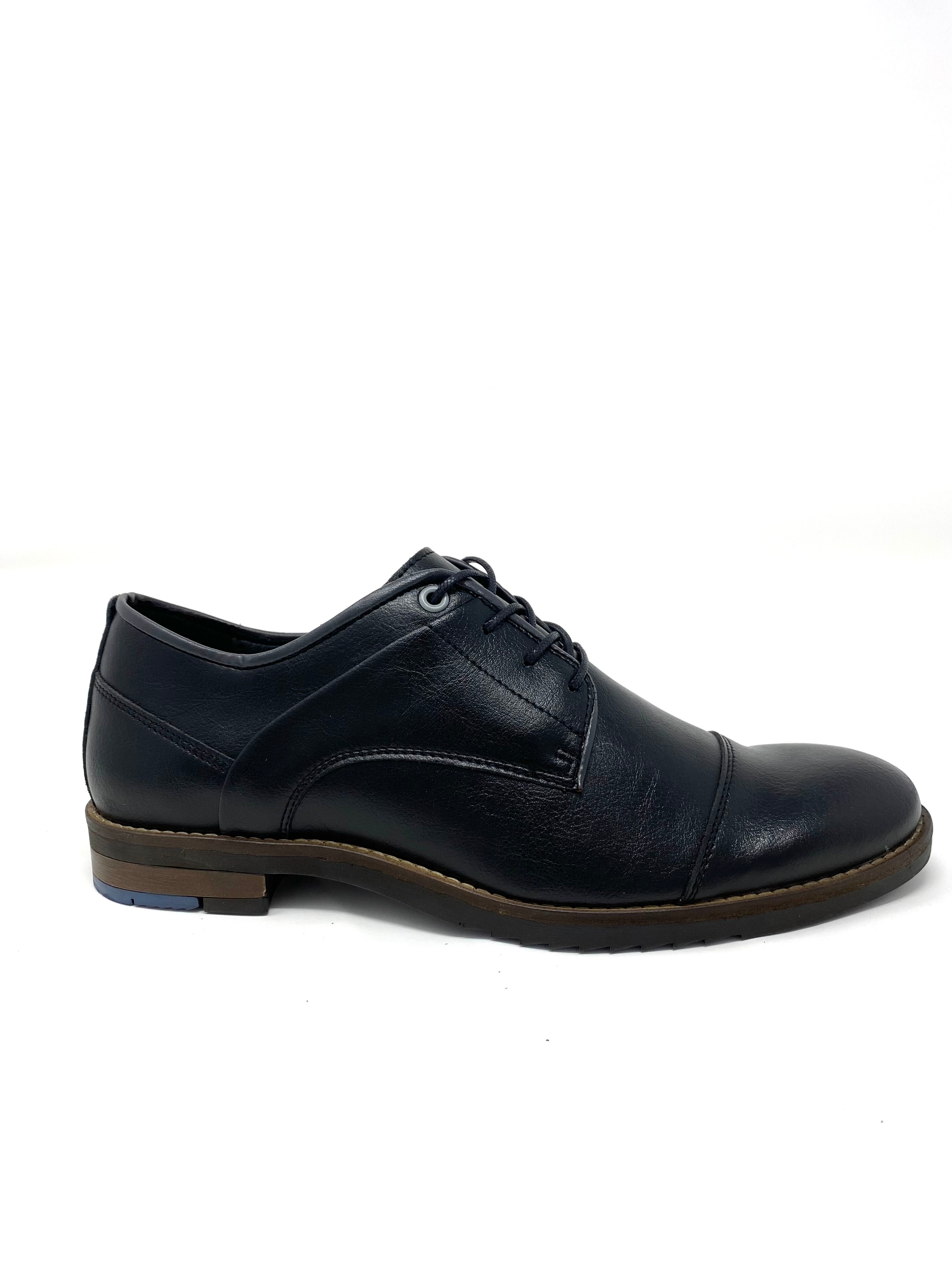 Novacas Alex Oxford Shoes for Men - Classic Black Leather Dress Shoes for Business & Formal Occasions - Comfortable & Stylish Office Work Shoes