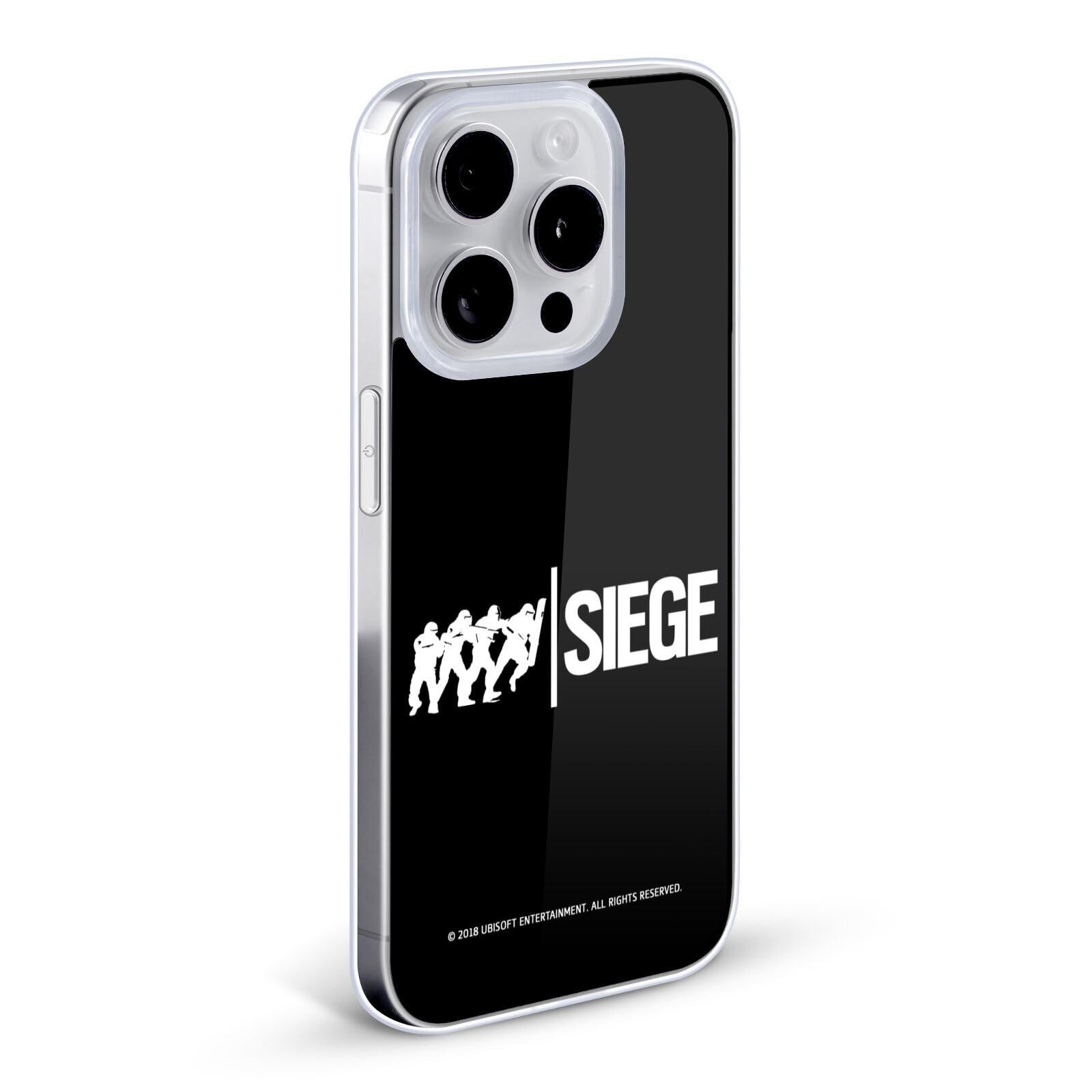 Official Rainbow Six Siege Attack Logo Soft Gel Case for iPhone X/Xs - Durable Gaming Phone Cover for FPS Fans | Perfect for Esports Tournaments & Gaming Sessions