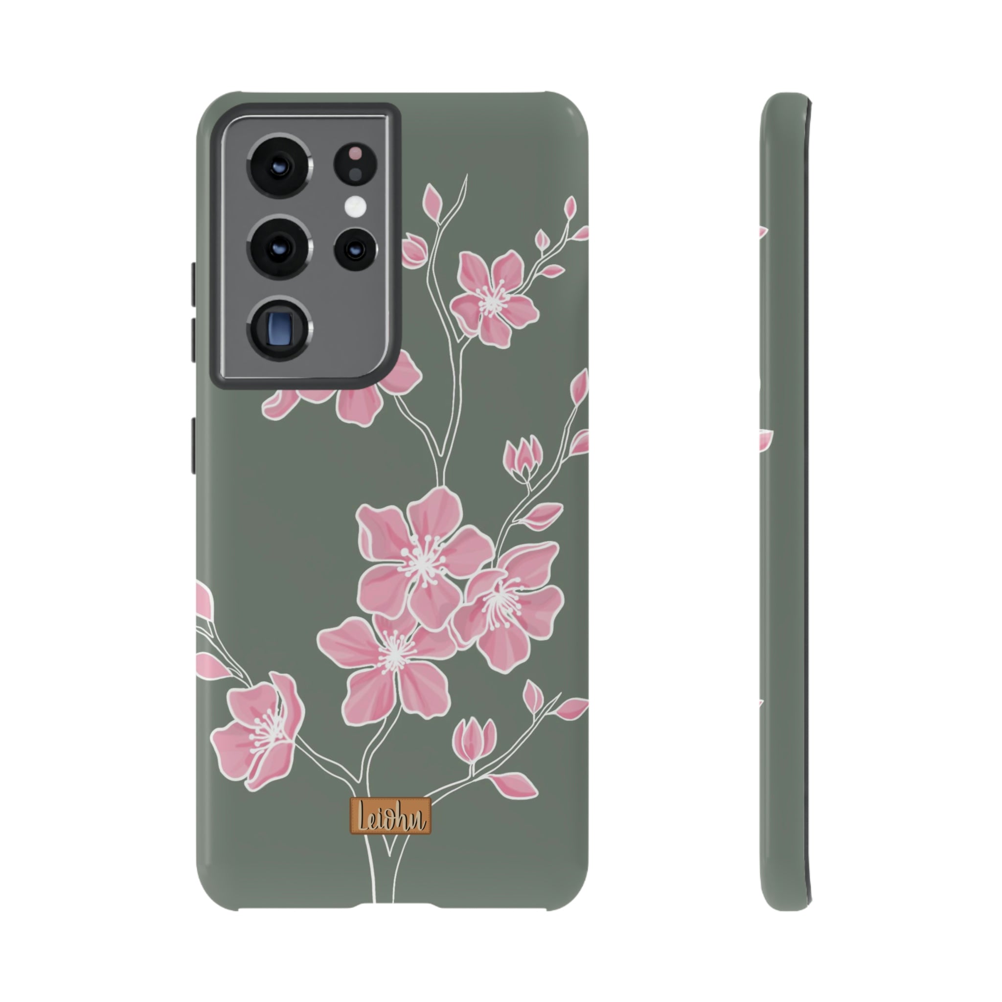 Samsung Galaxy Phone Case with Cherry Blossom Design - Slim Protective Cover for Samsung Galaxy S23/S22/S21 - Perfect for Spring Outfits & Everyday Use