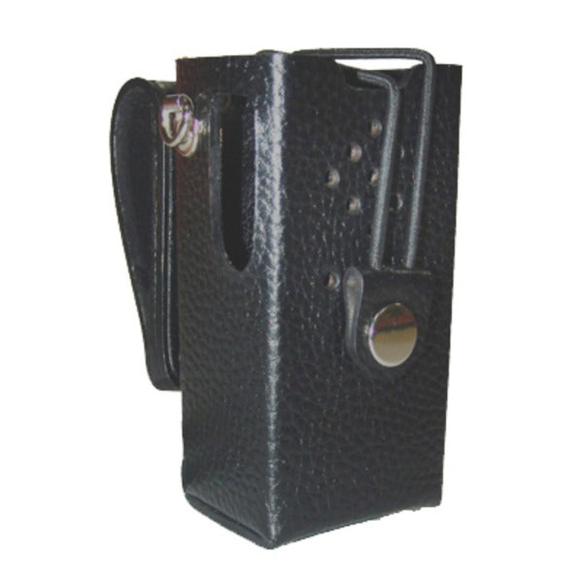 Hytera LCBN42 Leather Carry Case for TC700 - Durable Protective Holster for Hytera TC700 Two-Way Radio - Perfect for Security, Construction & Outdoor Use