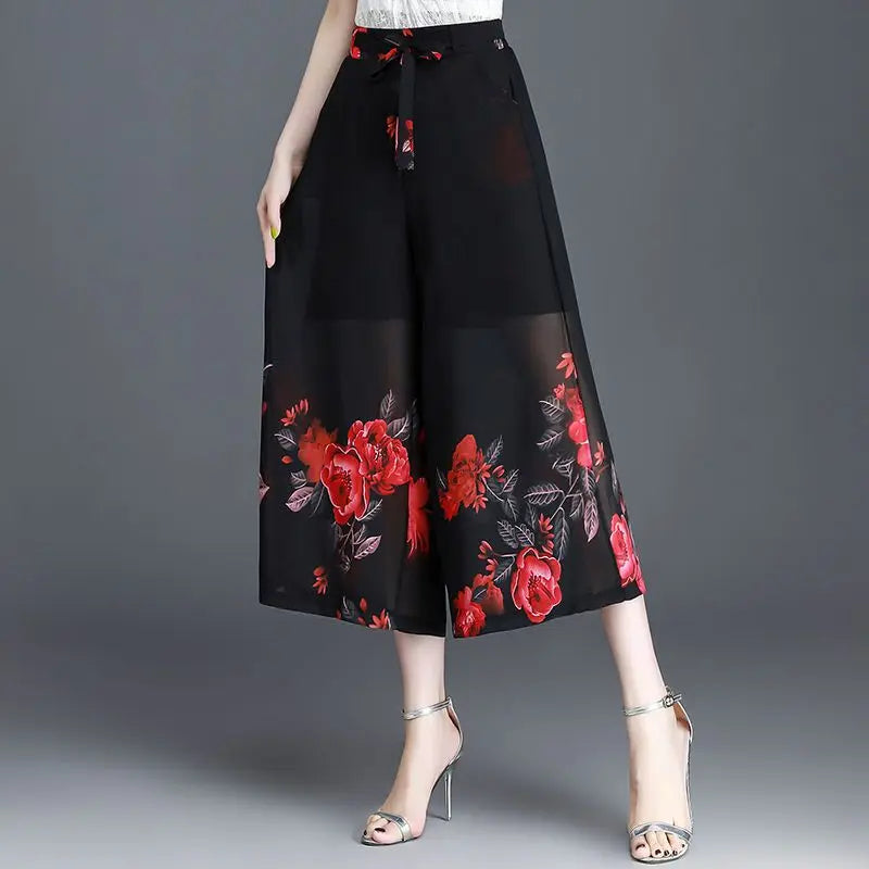 Stylish Black Women's Wide Leg Pants with Adjustable Waist Strap - 10 Trendy Designs | Korean Harajuku Fashion 2023 | Perfect for Casual Wear, Office Outfits & Street Style