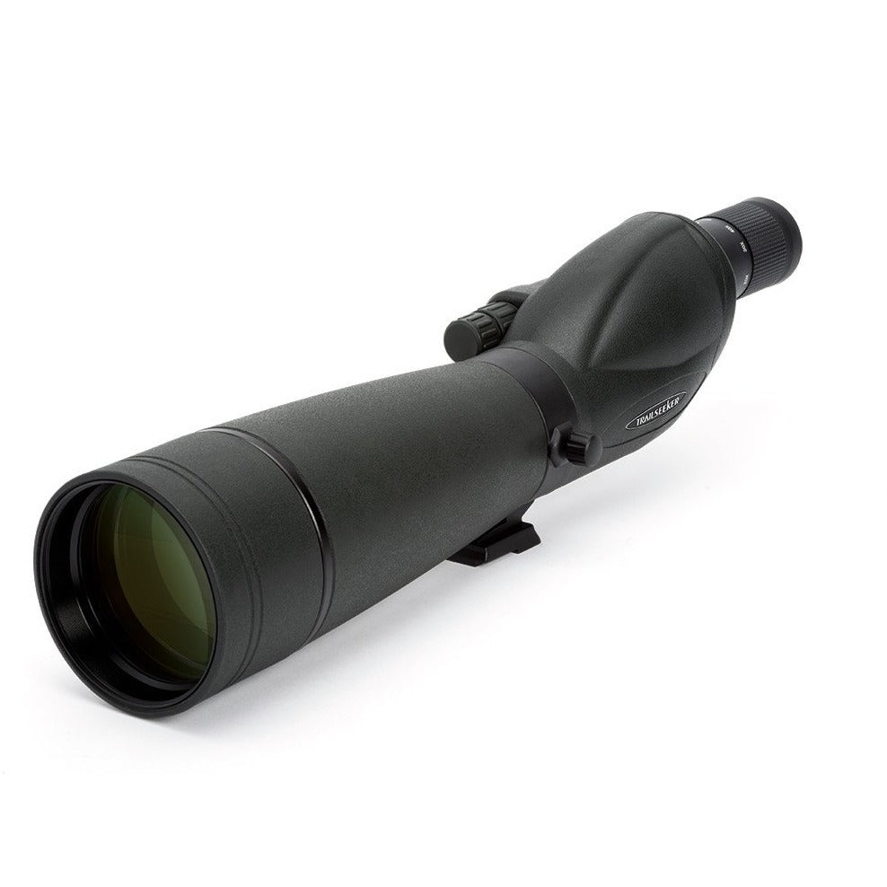 TrailSeeker 20-60x80 Straight Zoom Spotting Scope for Hunting, Bird Watching & Outdoor Adventures - High Power Magnification for Long Range Viewing