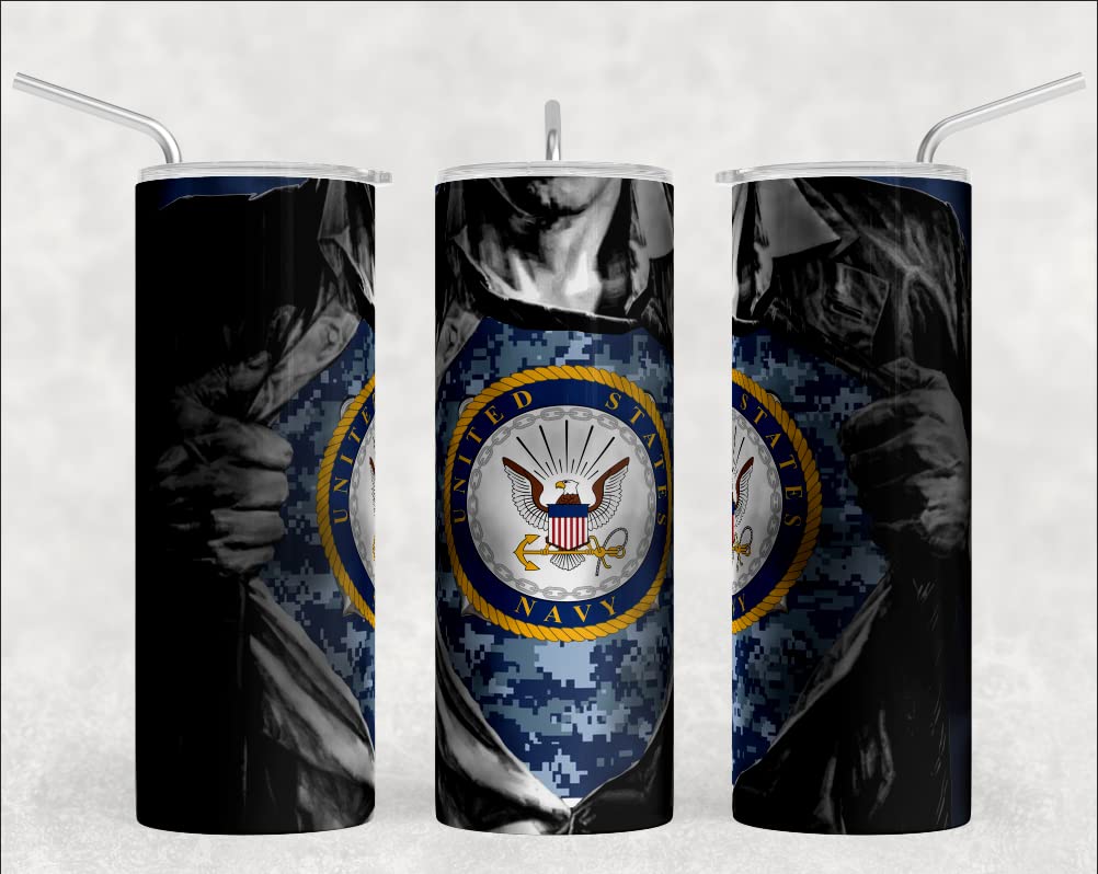 Military Tumbler Sublimation Prints - Ready to Press Heat Transfer Bundle for Custom Insulated Cups, Tumblers & Drinkware - Perfect for DIY Crafts, Gifts & Personalized Drink Containers