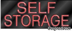 Vintage Neon SELF Storage Sign - Retro Wall Decor for Home, Office, Bar, or Man Cave - Perfect for Storage Business Advertising & Unique Gift Idea