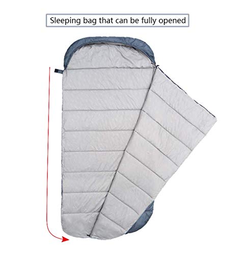 **Large Rectangular Sleeping Bag 230x100cm with Compression Sack - Lightweight & Waterproof for Camping, Hiking, Backpacking - Perfect for Men & Women Indoor & Outdoor Use - Ideal for Picnics, Travel & Adventure Trips**