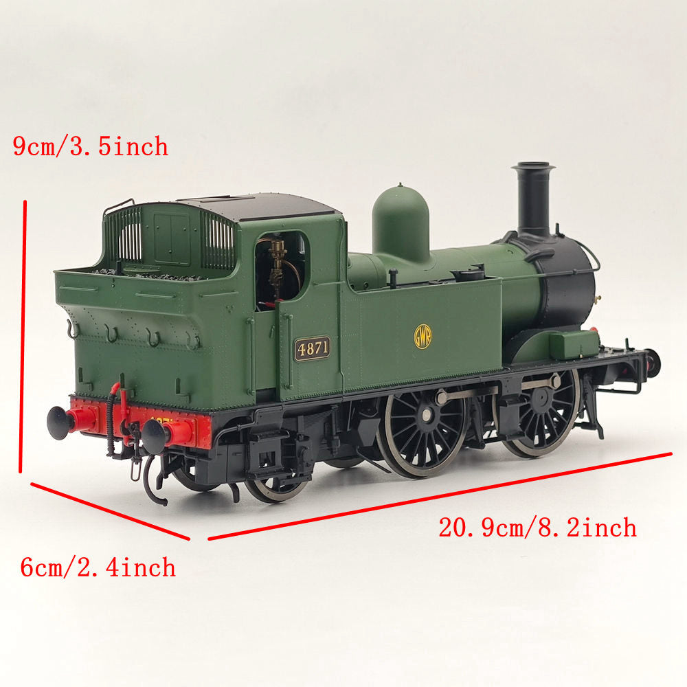 Dapol 7S-006-002 O Gauge 48xx Class GWR Shirtbutton Green 4871 21DCC Model Train Locomotive - Perfect for Railway Enthusiasts & Collectors