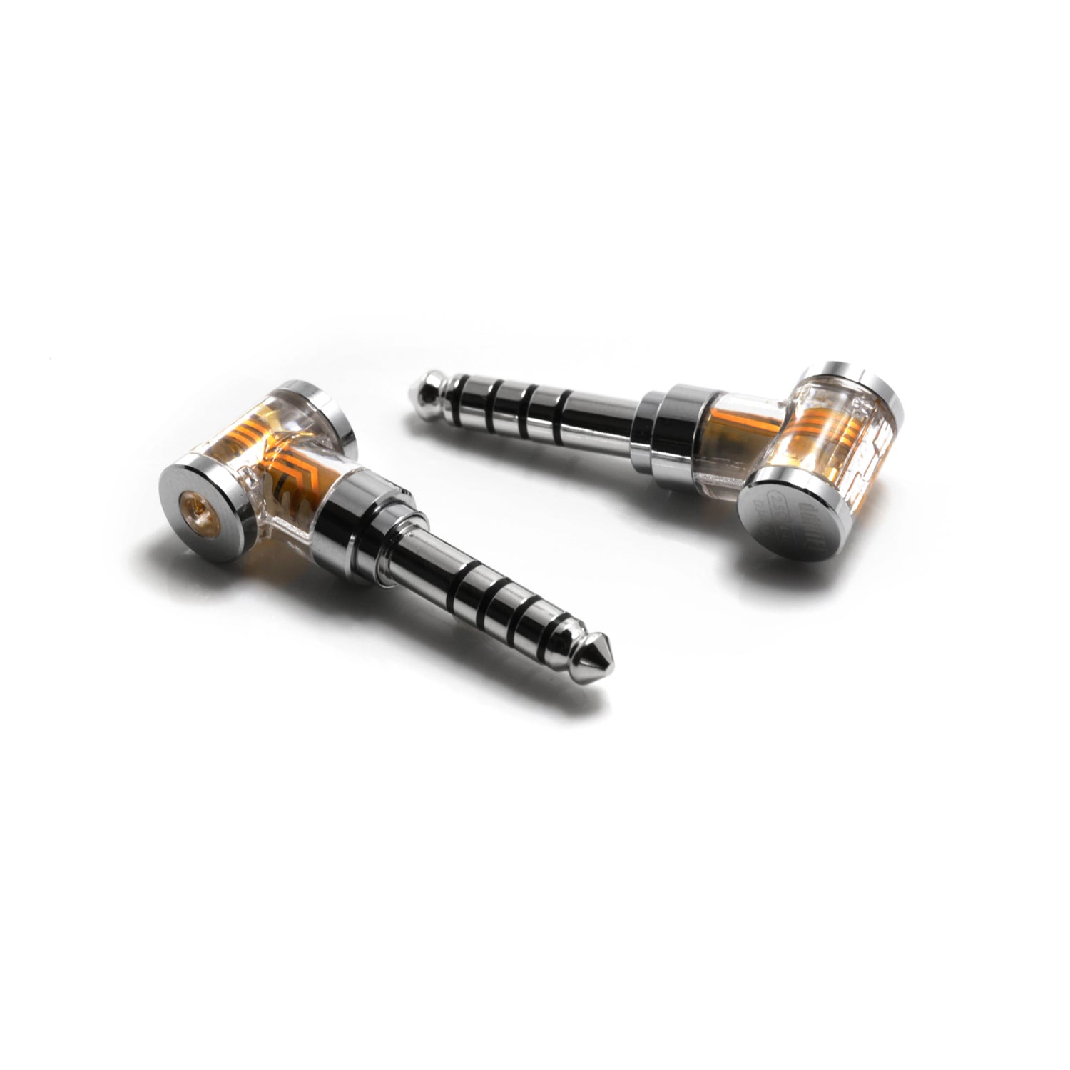 Premium Rhodium Plated Audio Adapter - ddHiFi DJ35AR & DJ44AR - 2.5mm Female to 3.5mm & 4.4mm Male Headphone Connector - Perfect for Hi-Fi Systems, Studio Equipment & Portable Music Players