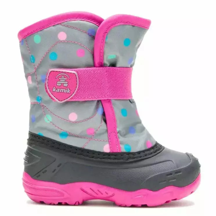 KAMIK SNOWBUG 6 Kids' Winter Snow Boots - Waterproof & Insulated for Cold Weather - Final Sale | Perfect for Snow Play, Sledding & Outdoor Winter Activities