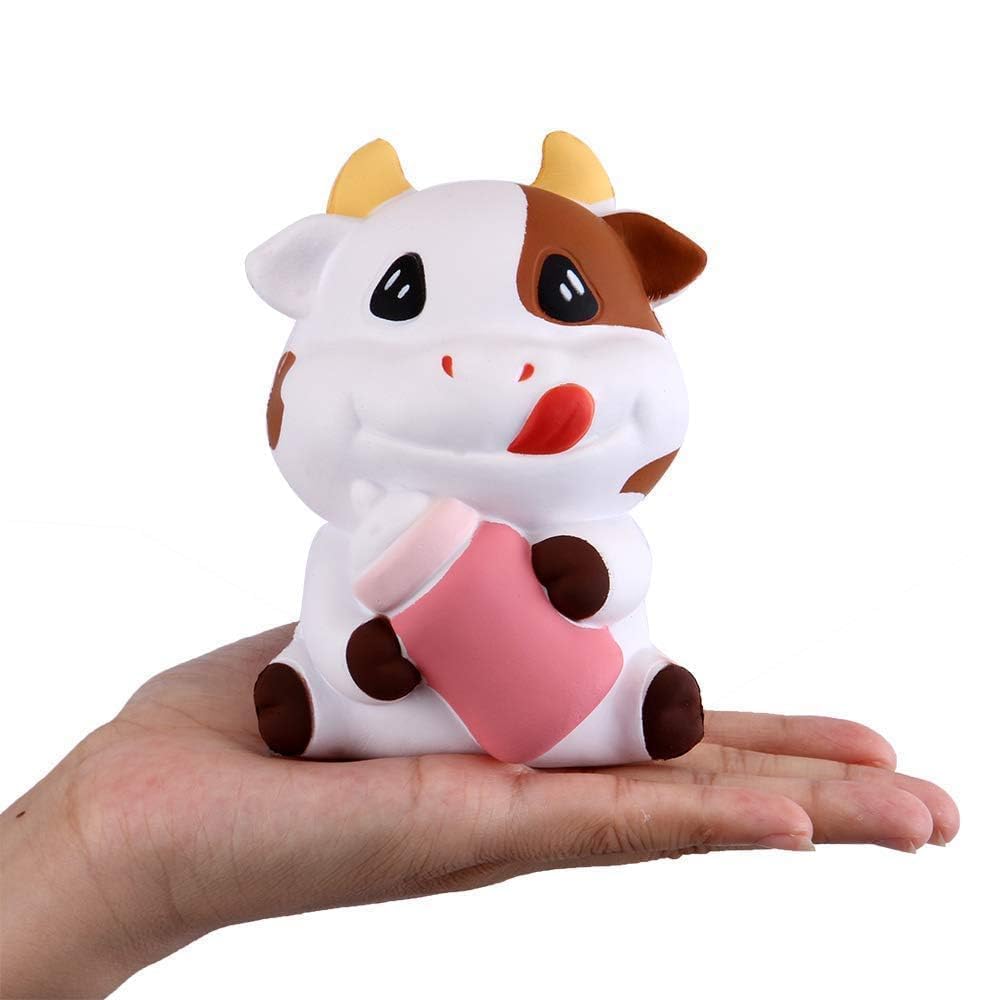 Kawaii Milk Bottle Squishy Toy - Slow Rising Stress Relief for Kids & Adults