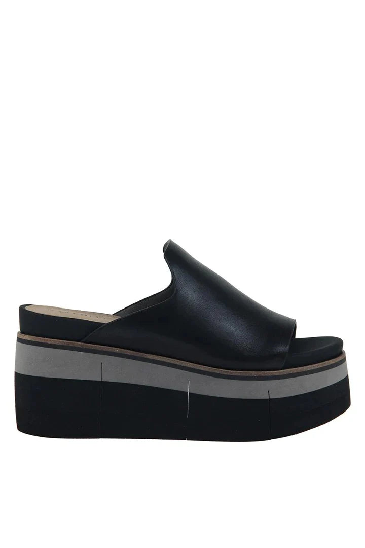 Flow Platform Sandal for Women - Comfortable Black Summer Beach Sandals with Arch Support | Perfect for Walking, Travel, and Outdoor Activities