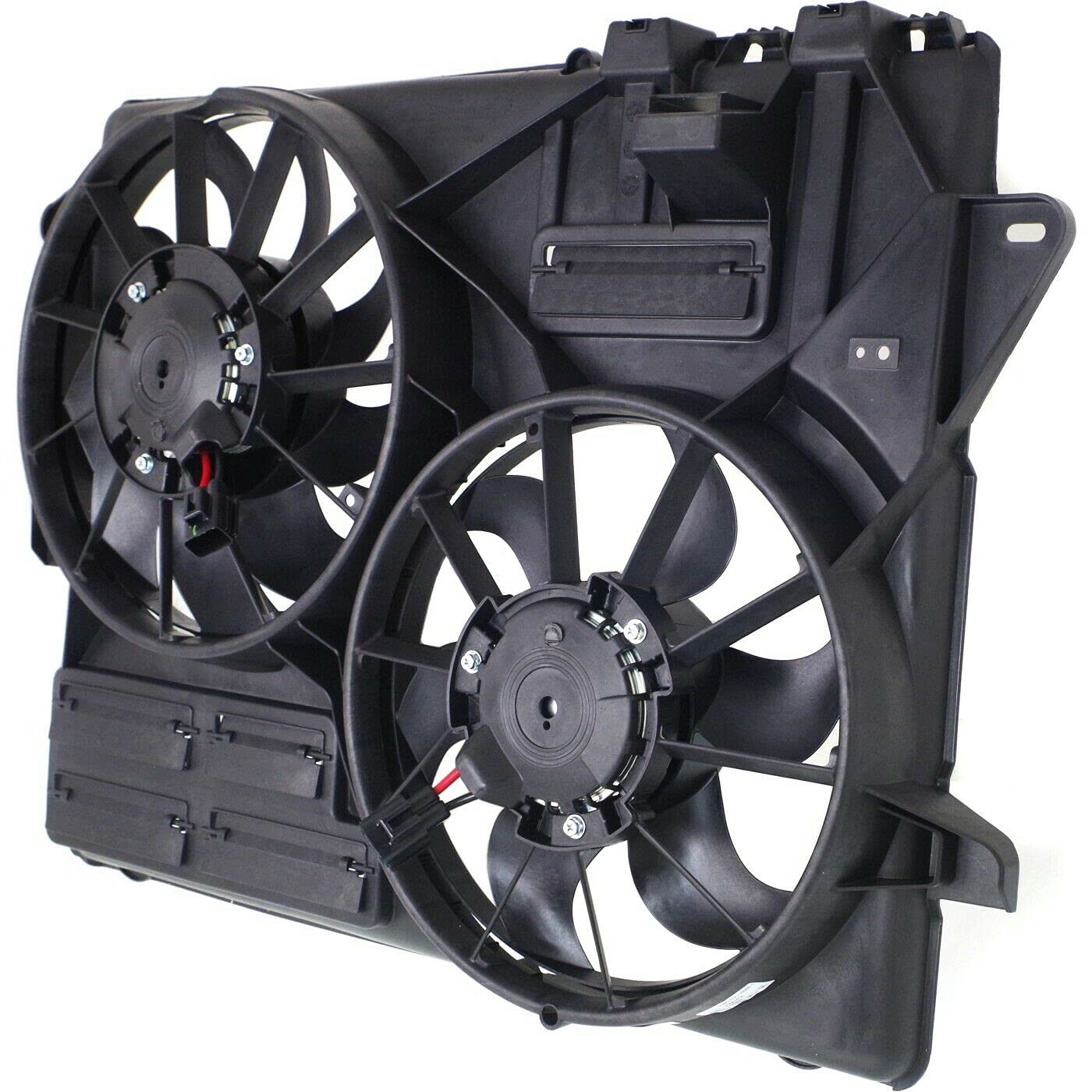 JJ Cooling Fan Assembly Compatible with FO3115205 FR3Z8C607A 14880793 - Replacement for Ford Vehicles - Perfect for Engine Cooling & Overheating Prevention