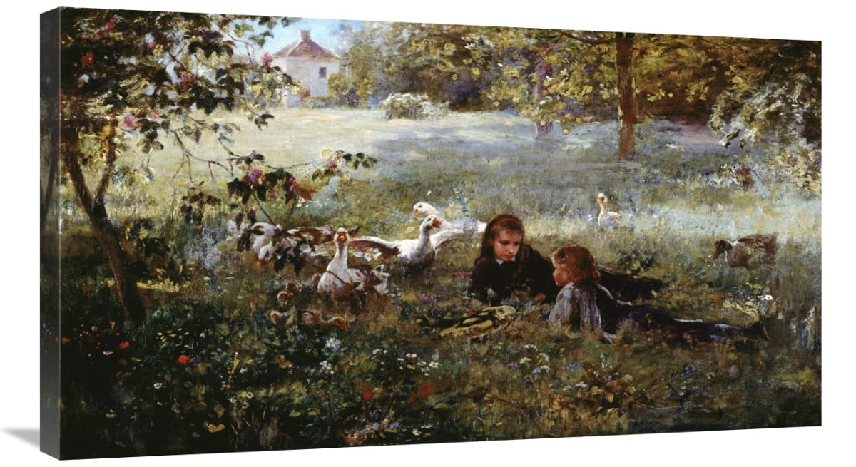 36 Inch Summer Afternoon Landscape Art Print by Luigi Chialiva - Perfect for Living Room, Bedroom & Office Wall Decor