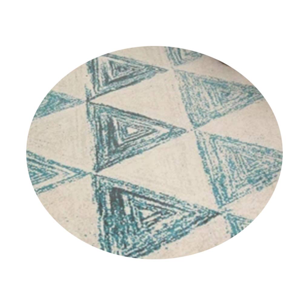 Non-Slip Round Computer Chair Rug - 47