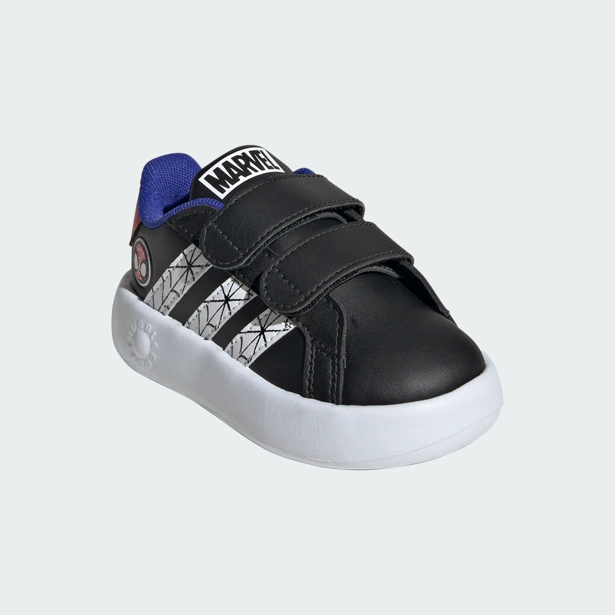 Spider-Man Grand Court Sneakers for Toddlers - Lightweight Kids' Shoes for Running, Play & Everyday Wear - Perfect for Preschool, Playground & Outdoor Activities