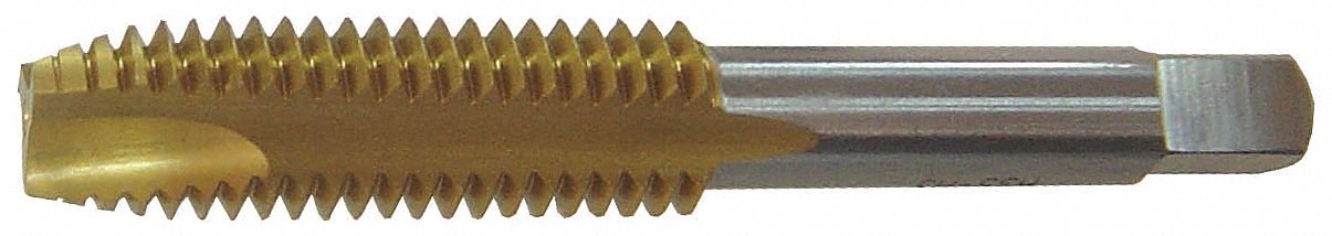 High Speed Steel Spiral Point Tap #8-32 UNC Thread, 2-1/8