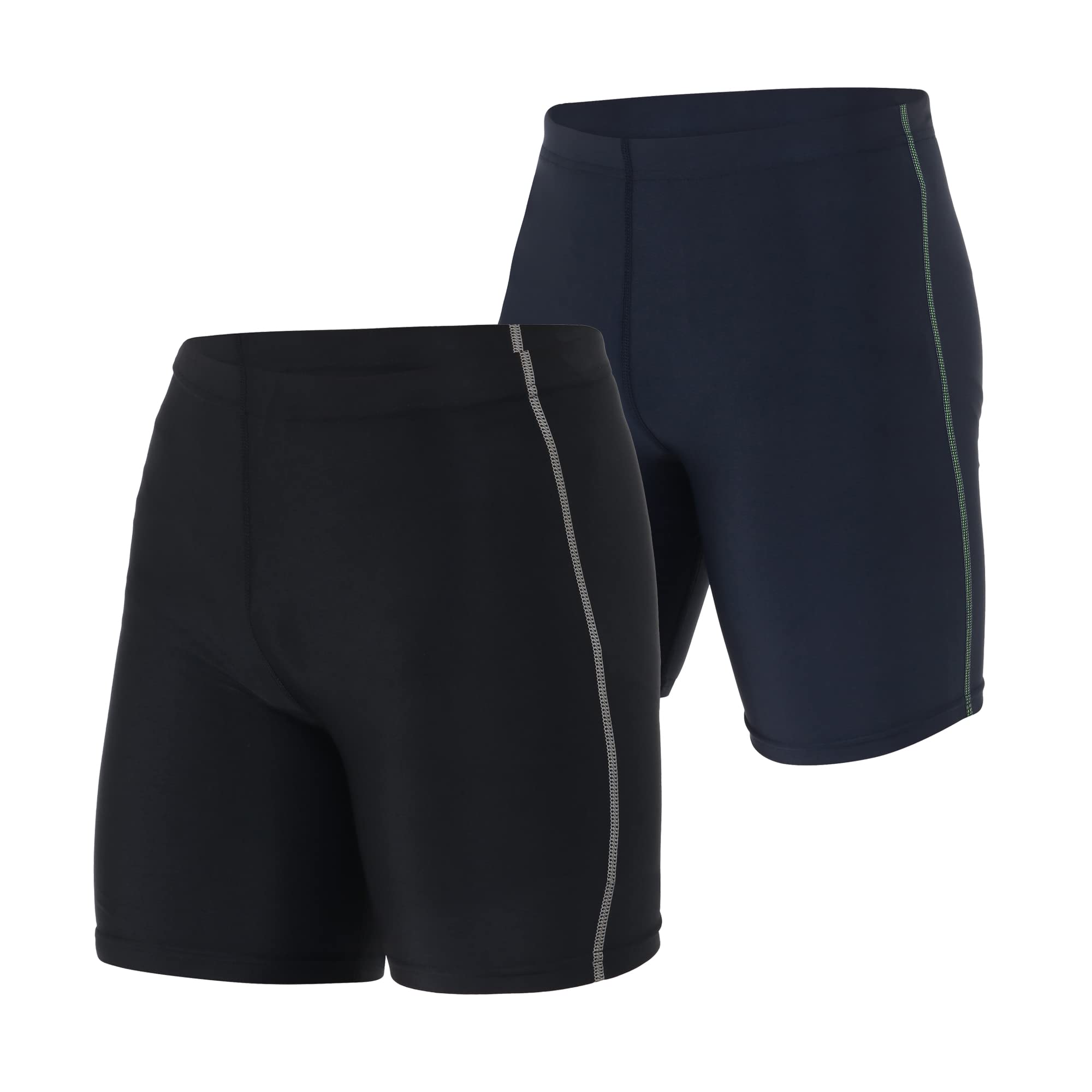 WORK FOR IT Men's Performance Compression Shorts - Breathable Moisture-Wicking Athletic Shorts for Running, Gym & Workout - Ideal for Sports & Training