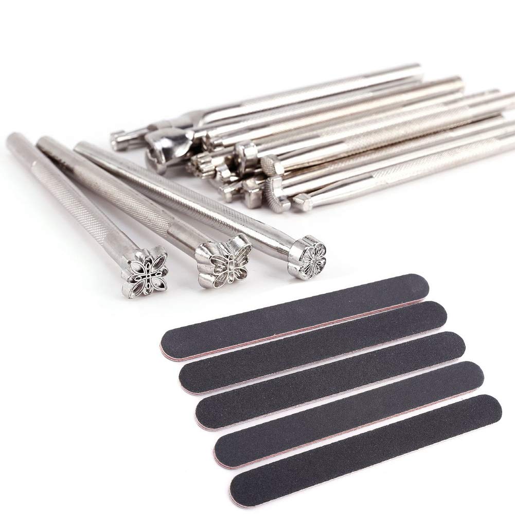 Professional Leather Sewing Tools Kit - 59 Pcs Leathercraft Supplies for DIY Projects & Beginners | Leather Groover & Basic Tools for Crafting