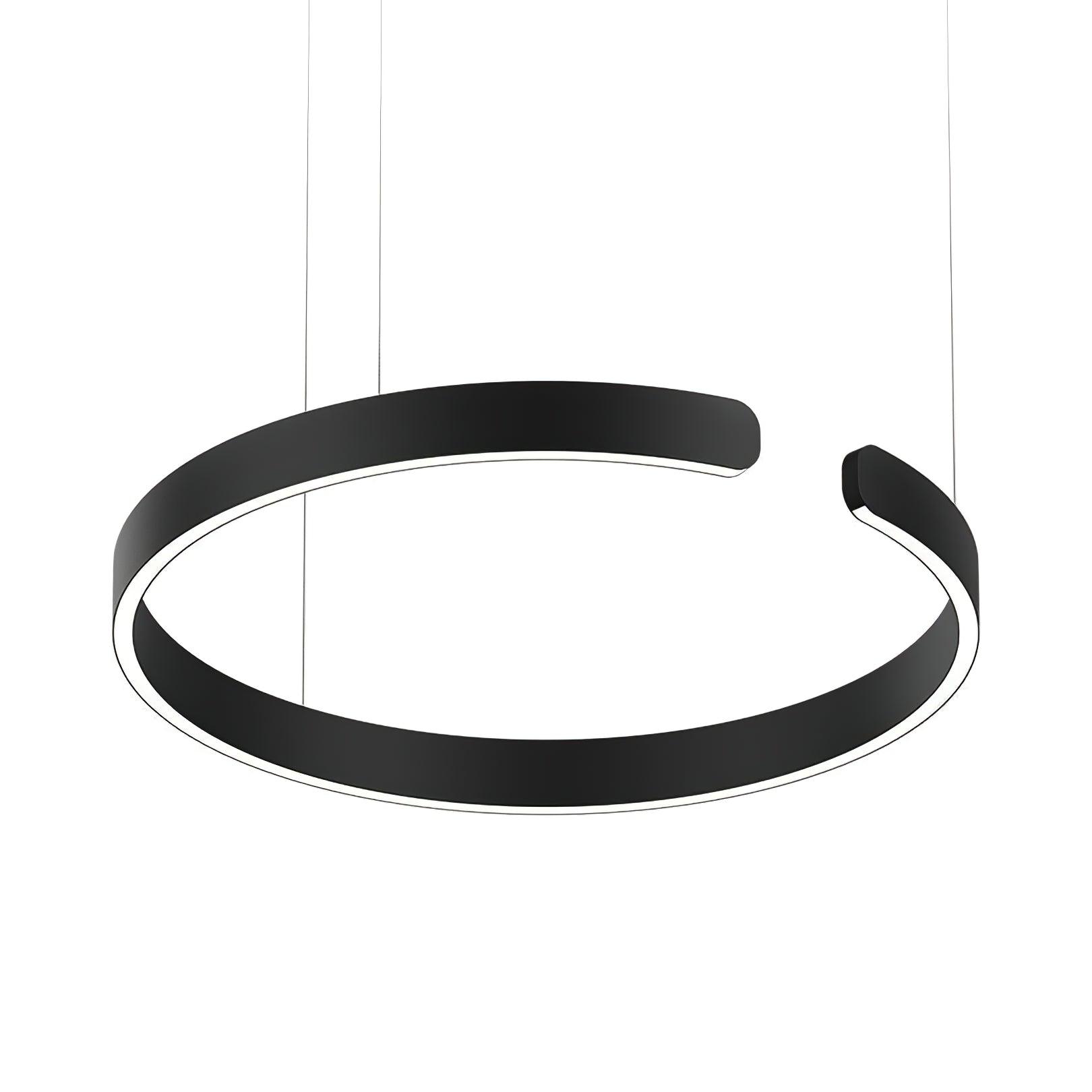 Modern Circular Chandelier - Elegant LED Ceiling Light Fixture for Dining Room, Living Room & Bedroom | Energy Efficient & Dimmable | Perfect for Home Decor & Interior Design